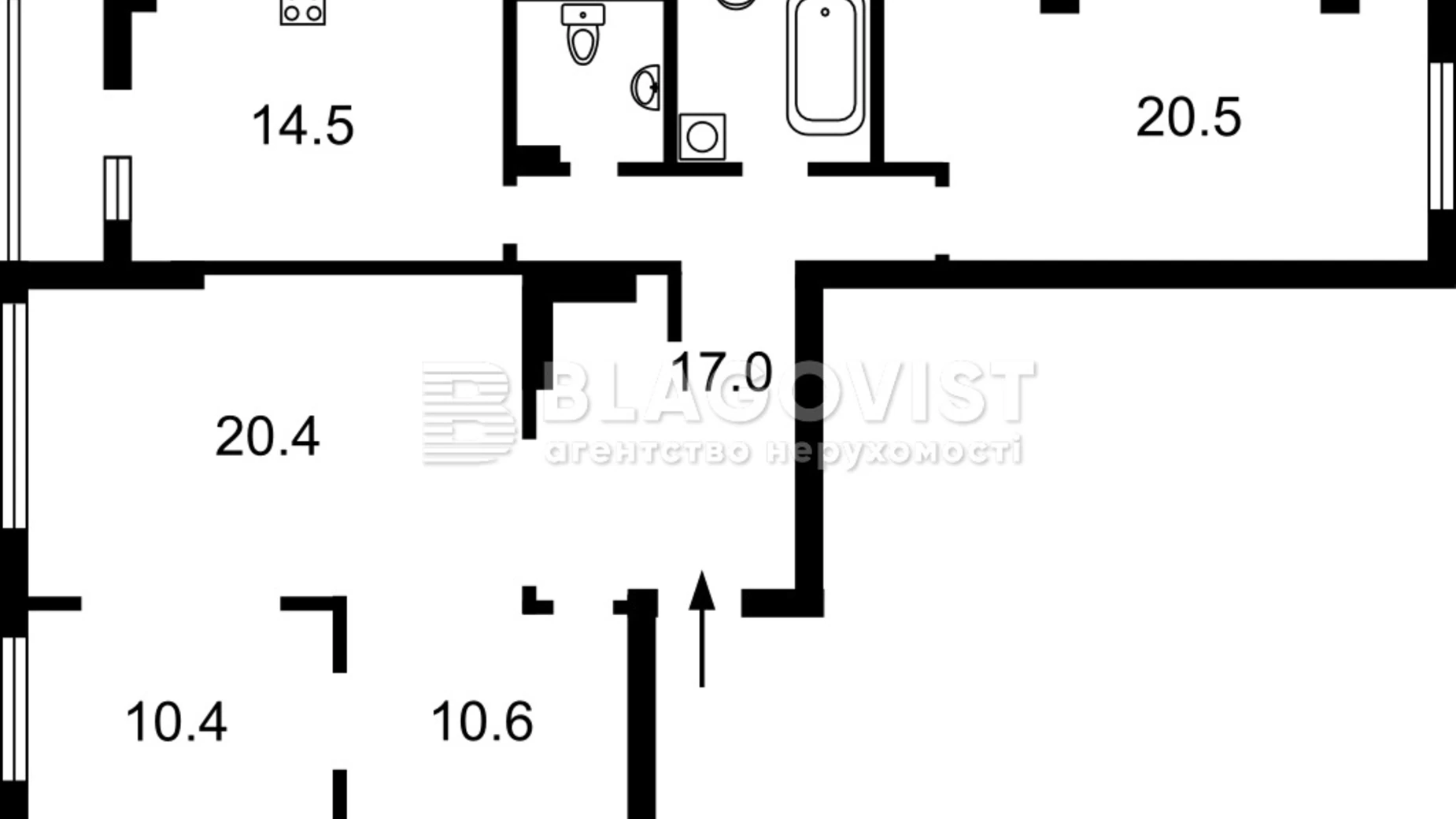 Продается 3-комнатная квартира 103 кв. м в Киеве, ул. Александровская, 1