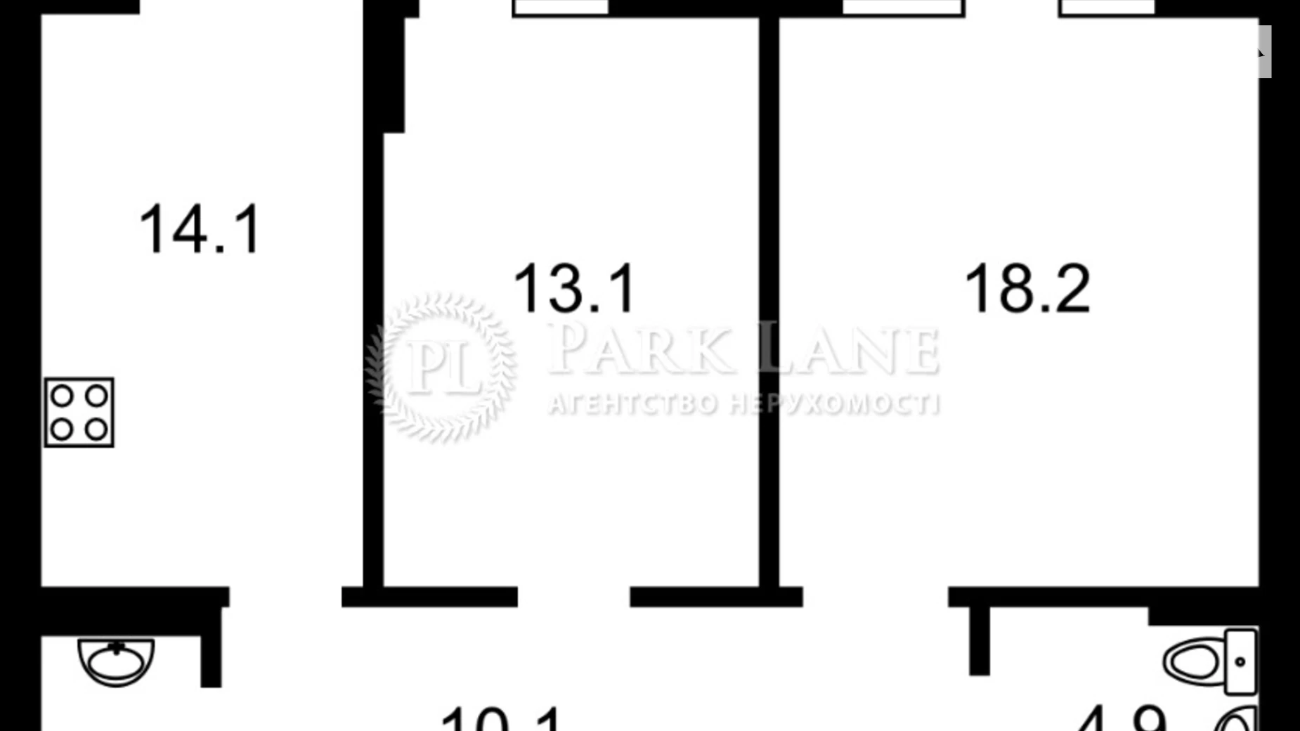 Продается 2-комнатная квартира 63 кв. м в Киеве, ул. Метрологическая, 15А