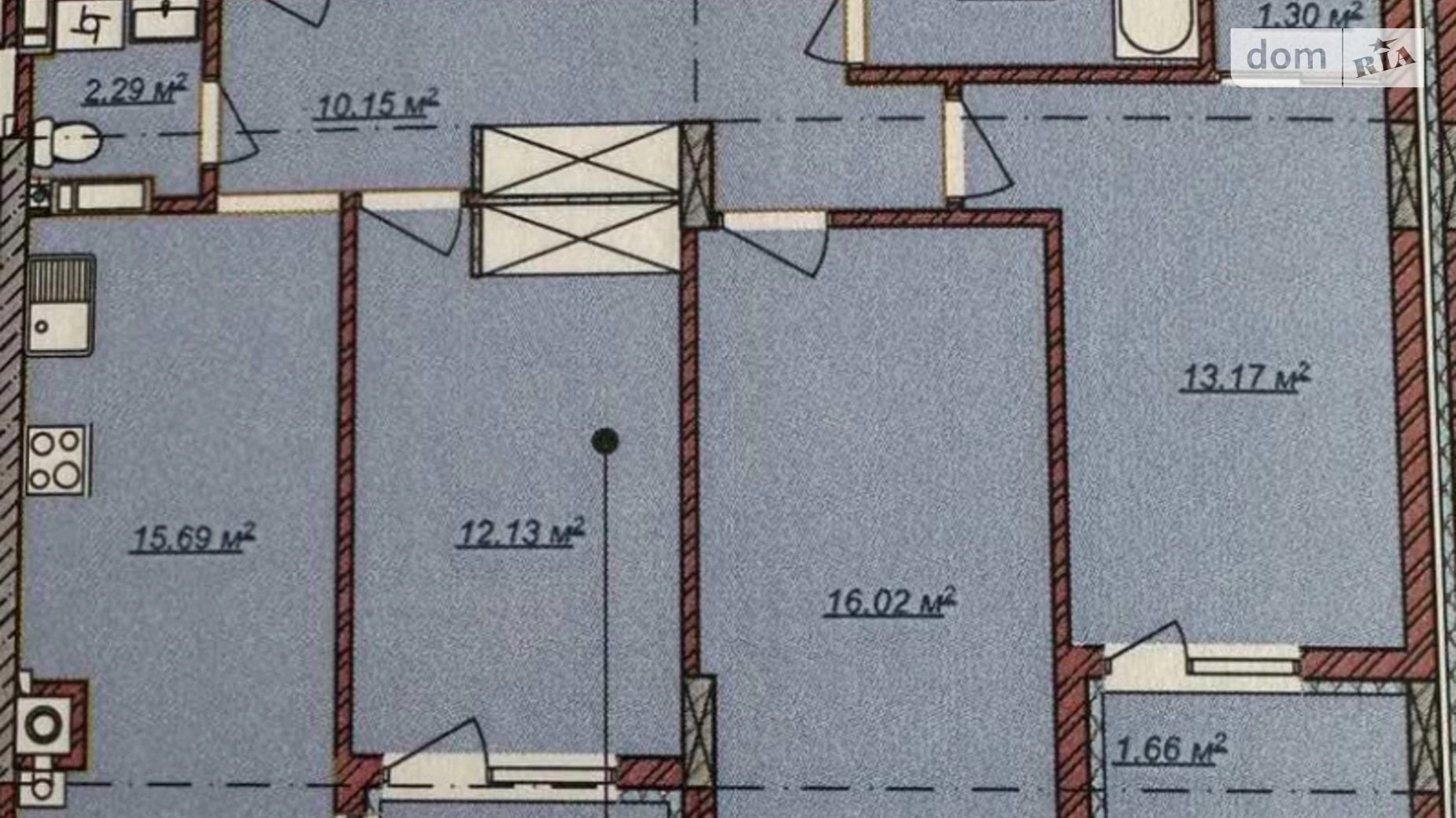 Продается 3-комнатная квартира 78 кв. м в Львове, ул. Сиреневая, 2