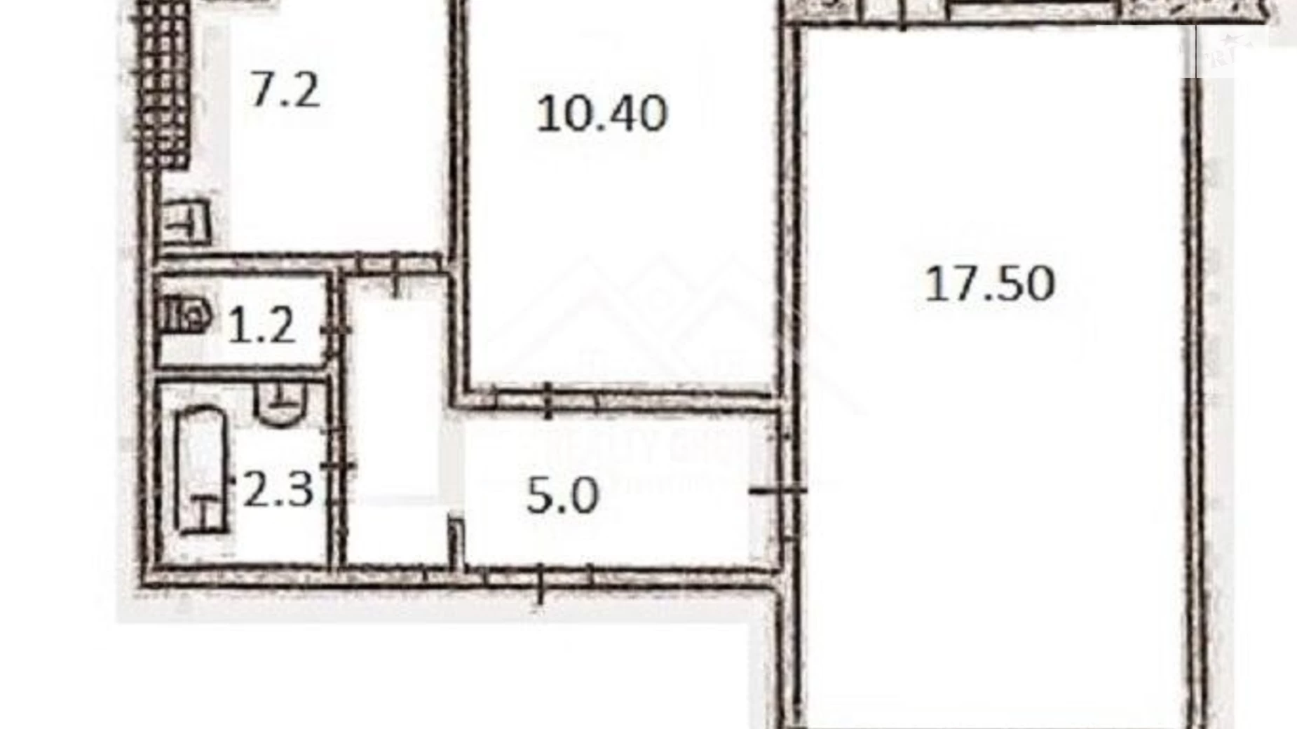 Продається 2-кімнатна квартира 46 кв. м у Кривому Розі, вул. Генерала Радієвського(Тинка), 15