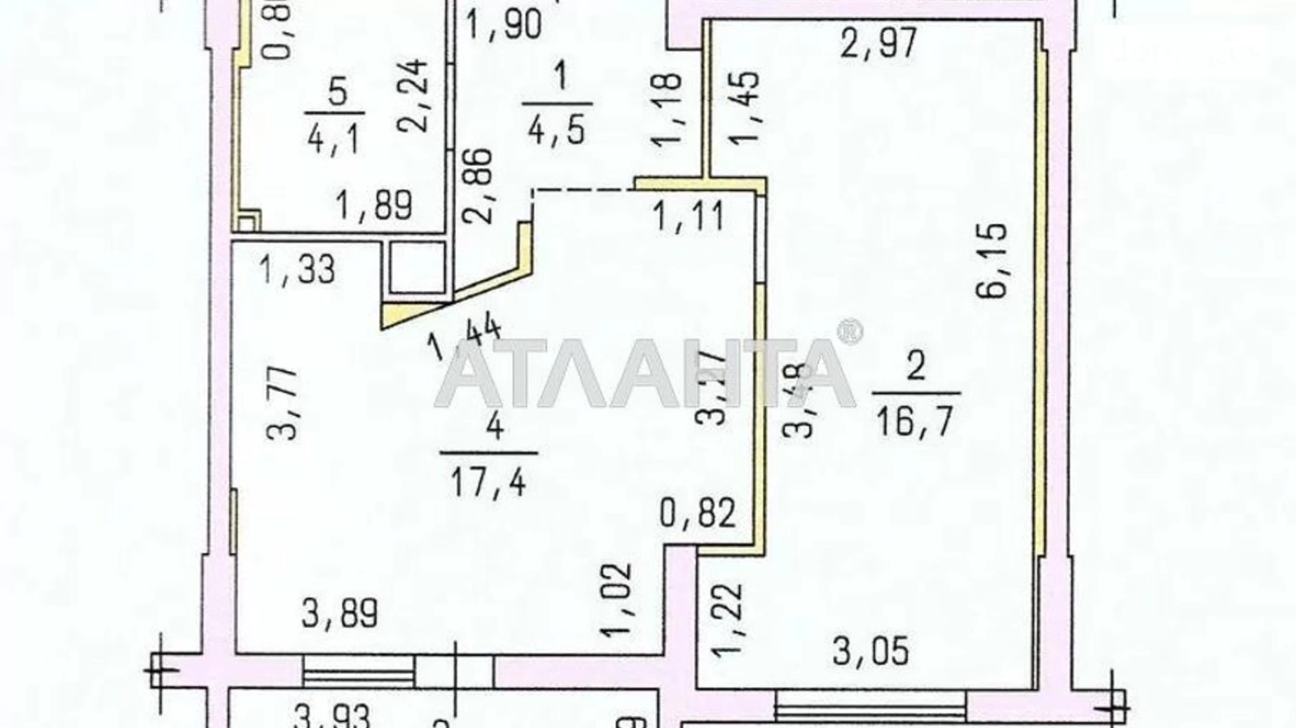 Продается 1-комнатная квартира 47 кв. м в Одессе, мас. Радужный, 8