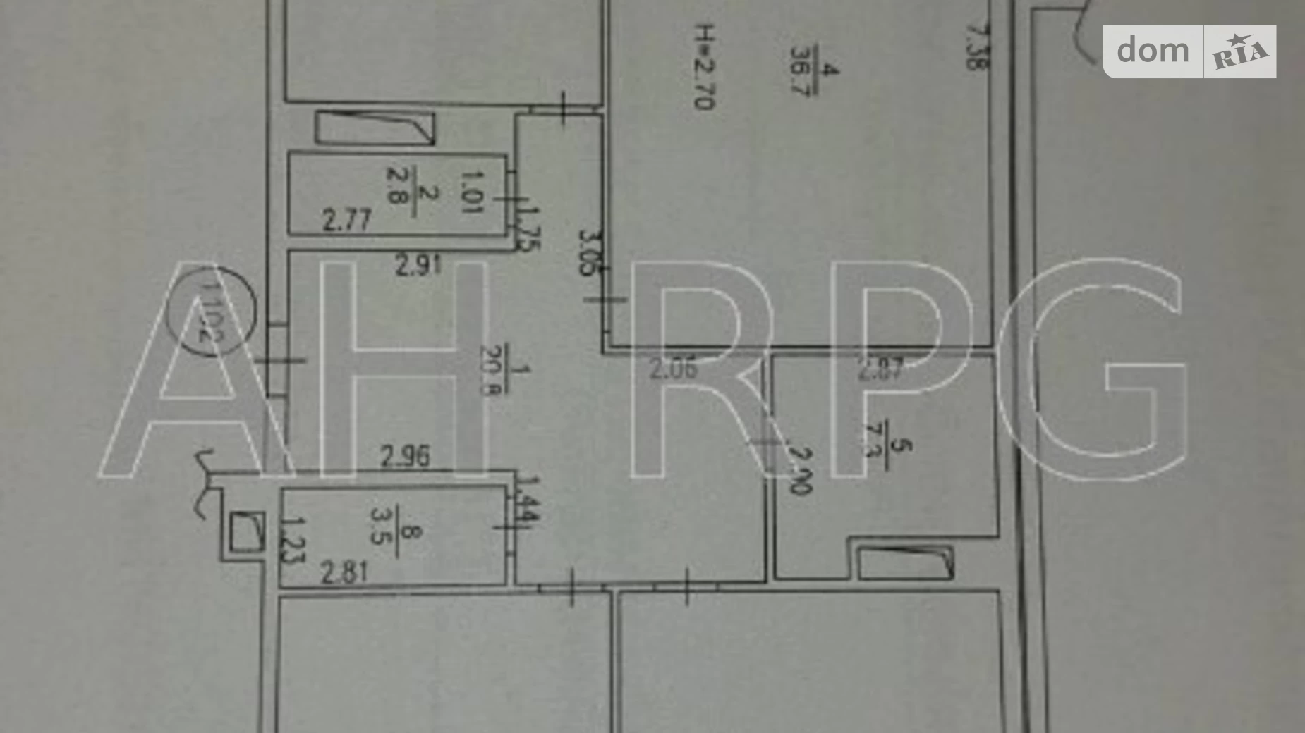 Продается 3-комнатная квартира 133.6 кв. м в Киеве, бул. Кольцова, 14Д