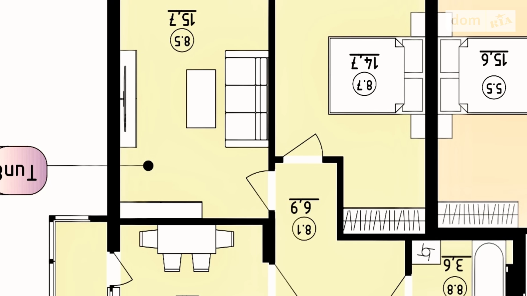 Продается 2-комнатная квартира 62 кв. м в Львове, ул. Длинная