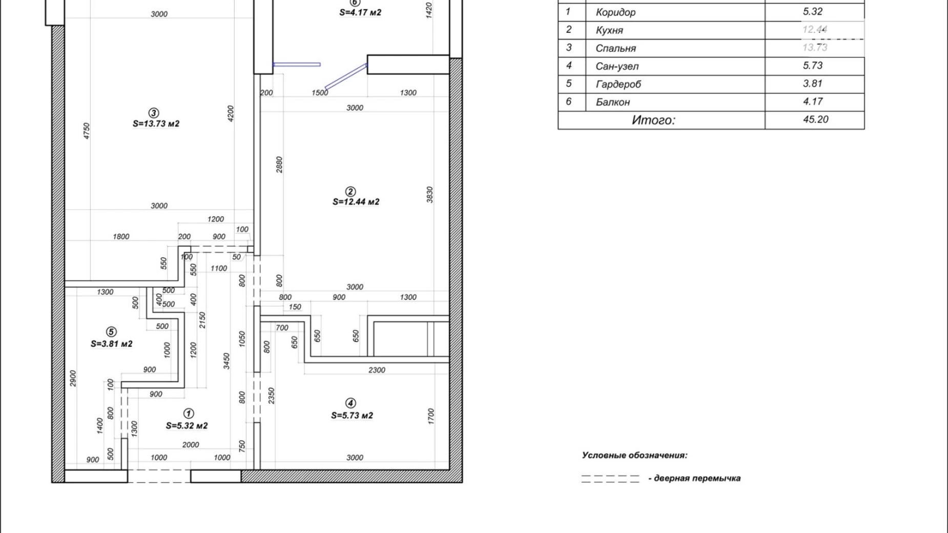 Продается 1-комнатная квартира 42.25 кв. м в Одессе, ул. Краснова, 3 корпус 60