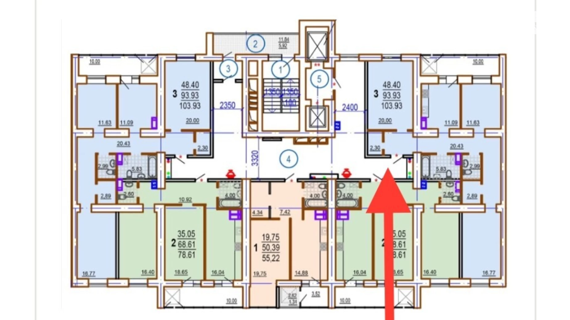 Продается 3-комнатная квартира 105 кв. м в Харькове, ул. Шекспира, 13