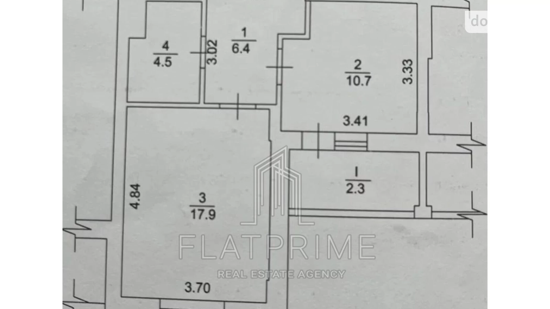 Продається 1-кімнатна квартира 42 кв. м у Броварах, вул. Симоненка, 30