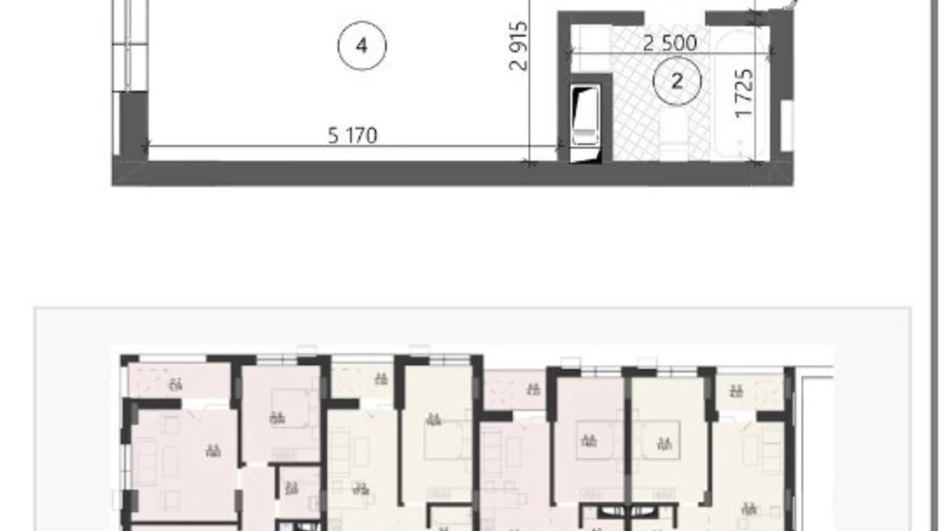 Продается 1-комнатная квартира 46 кв. м в Львове, ул. Под Голоском, 4