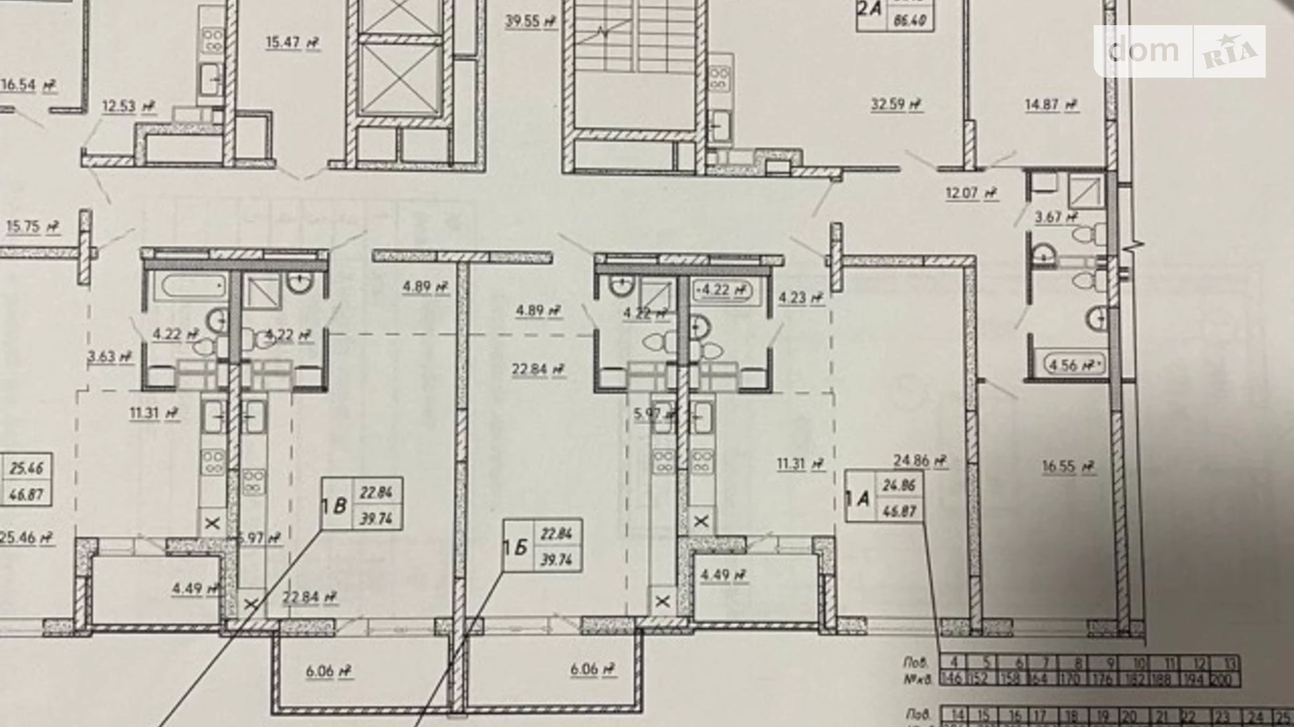 Продается 1-комнатная квартира 46.87 кв. м в Киеве, вул. Николая Винграновского, 6