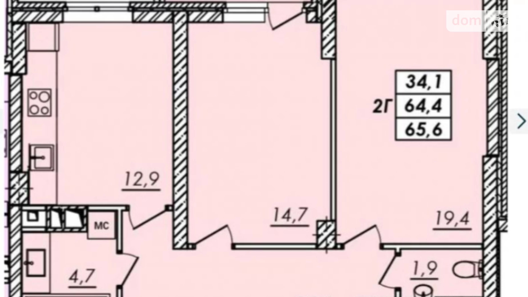 Продается 2-комнатная квартира 65 кв. м в Одессе, Овидиопольская дор., 3/1