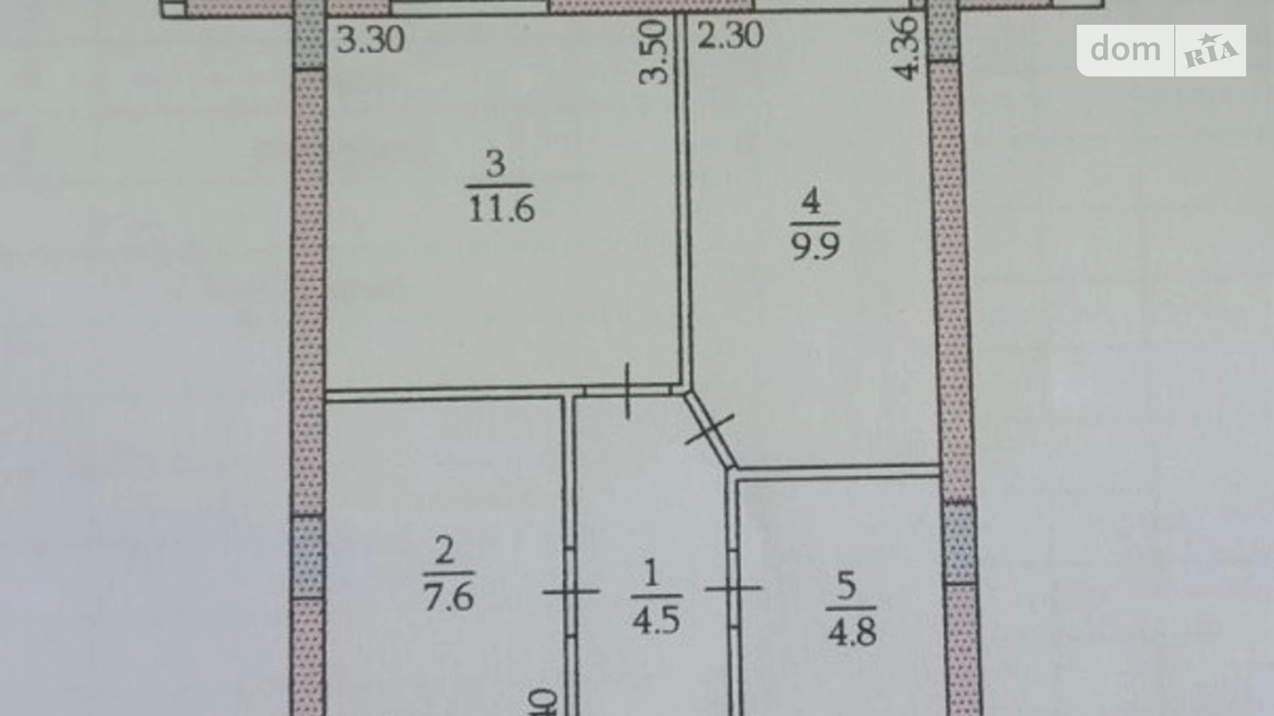 2-кімнатна квартира 38 кв. м у Тернополі, вул. Підволочиське шосе