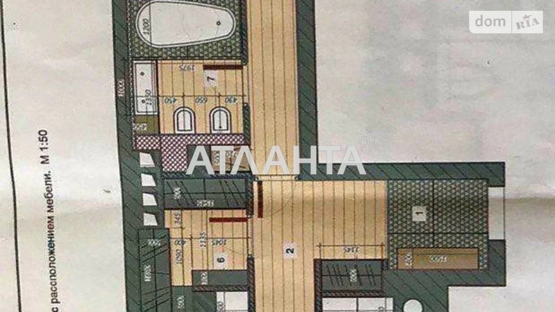 Продается 2-комнатная квартира 66.7 кв. м в Одессе, ул. Морская, 8А