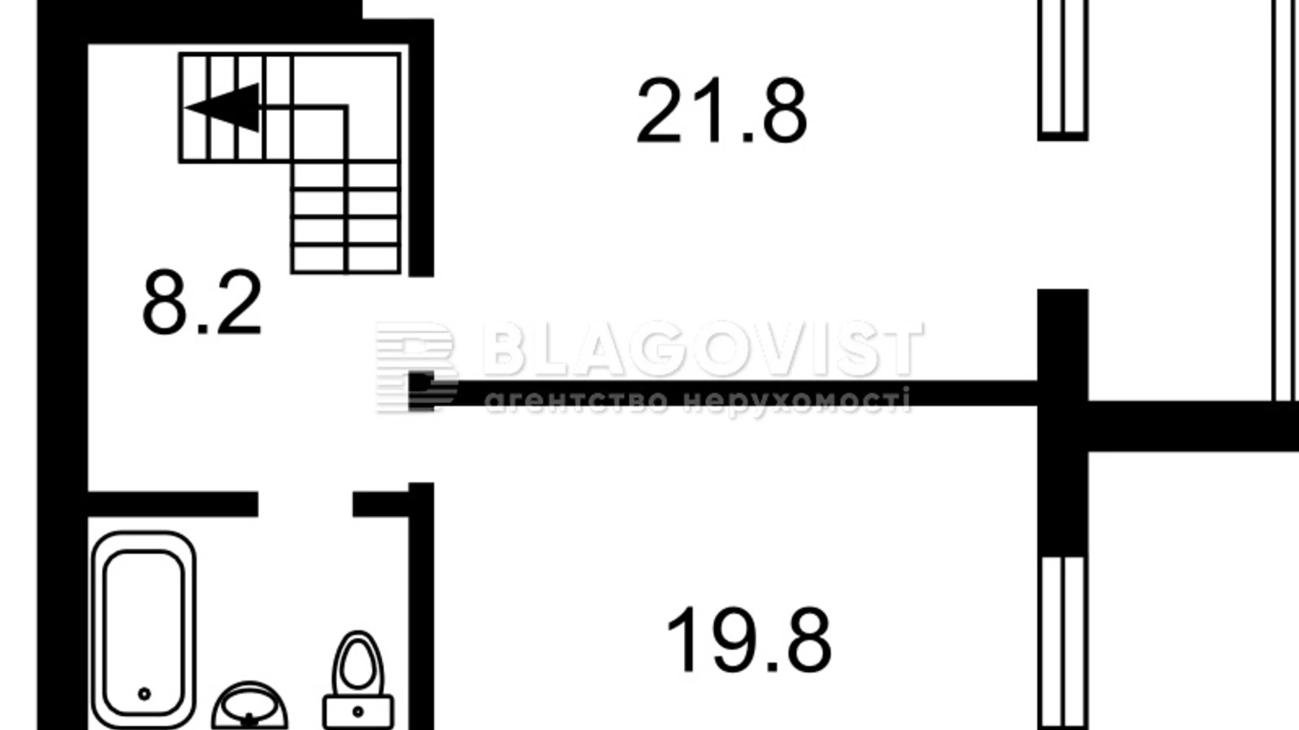 Продається 4-кімнатна квартира 190 кв. м у Києві, вул. Вузівська, 5