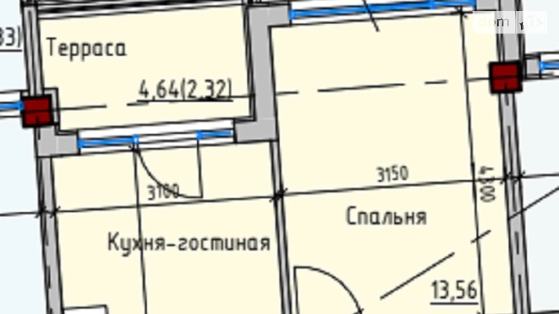 Продається 1-кімнатна квартира 38 кв. м у Одесі, вул. Приморська - фото 3