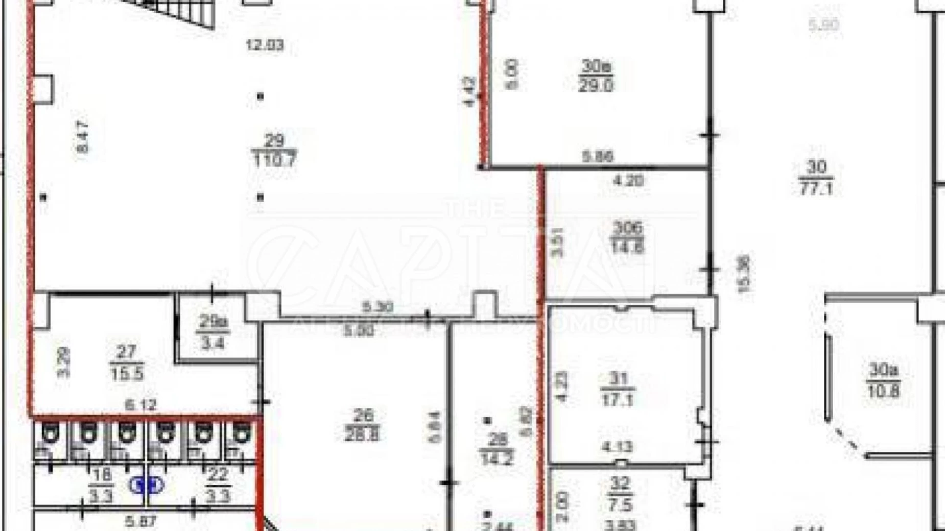 Сдается в аренду офис 158 кв. м в бизнес-центре, цена: 975 $ - фото 5