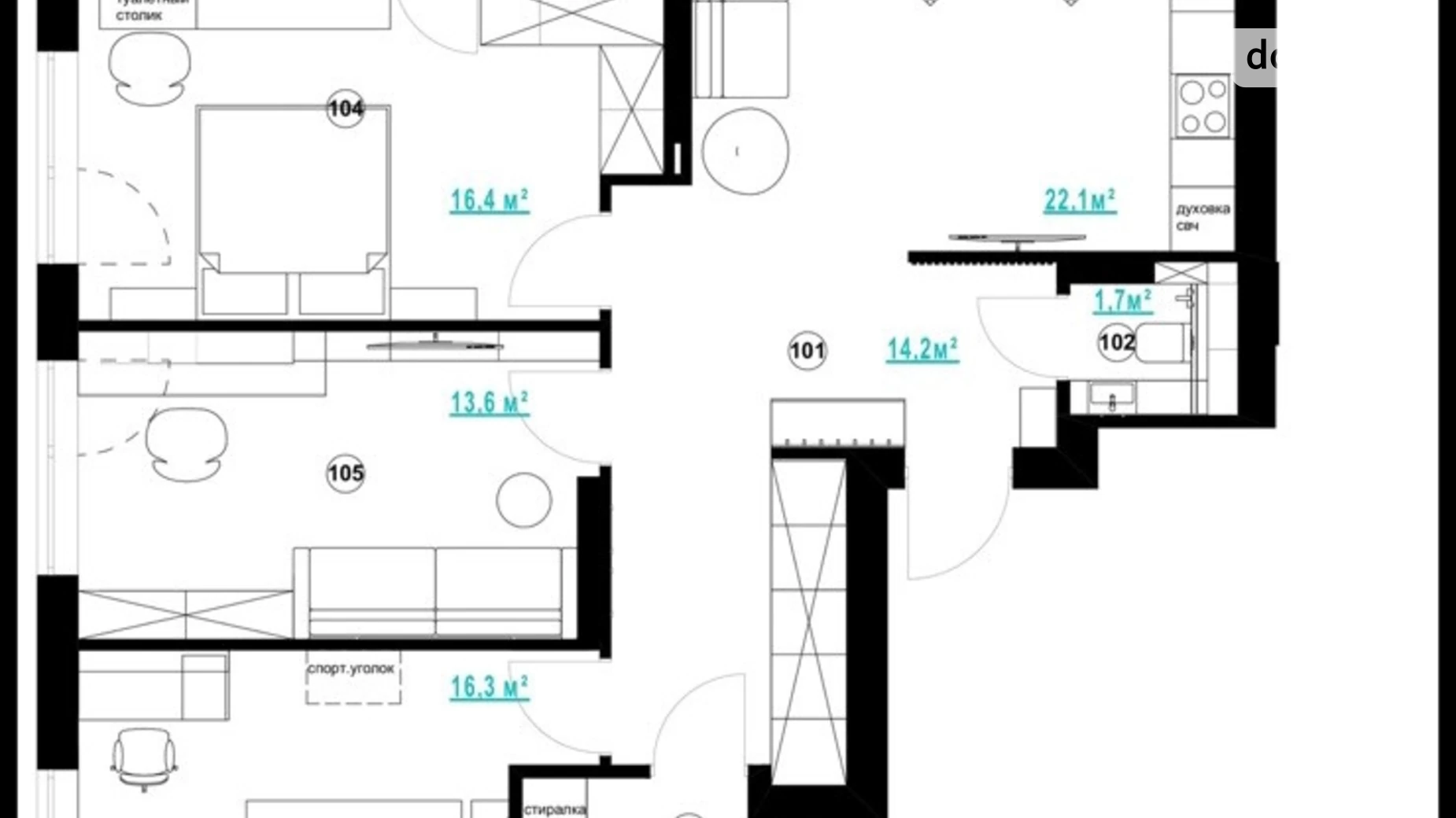 Продается 3-комнатная квартира 99 кв. м в Киеве, ул. Князя Романа Мстиславича(Генерала Жмаченко), 28