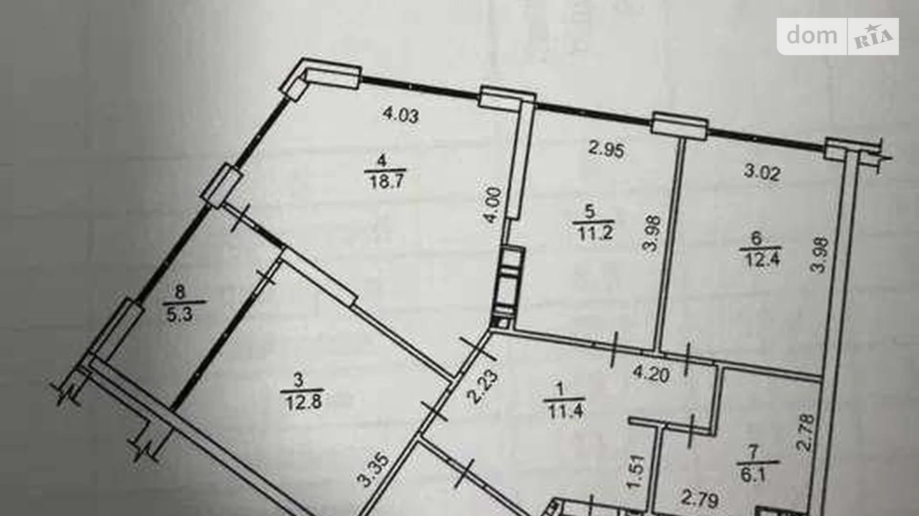 Продается 3-комнатная квартира 83 кв. м в Киеве, ул. Причальная, 12