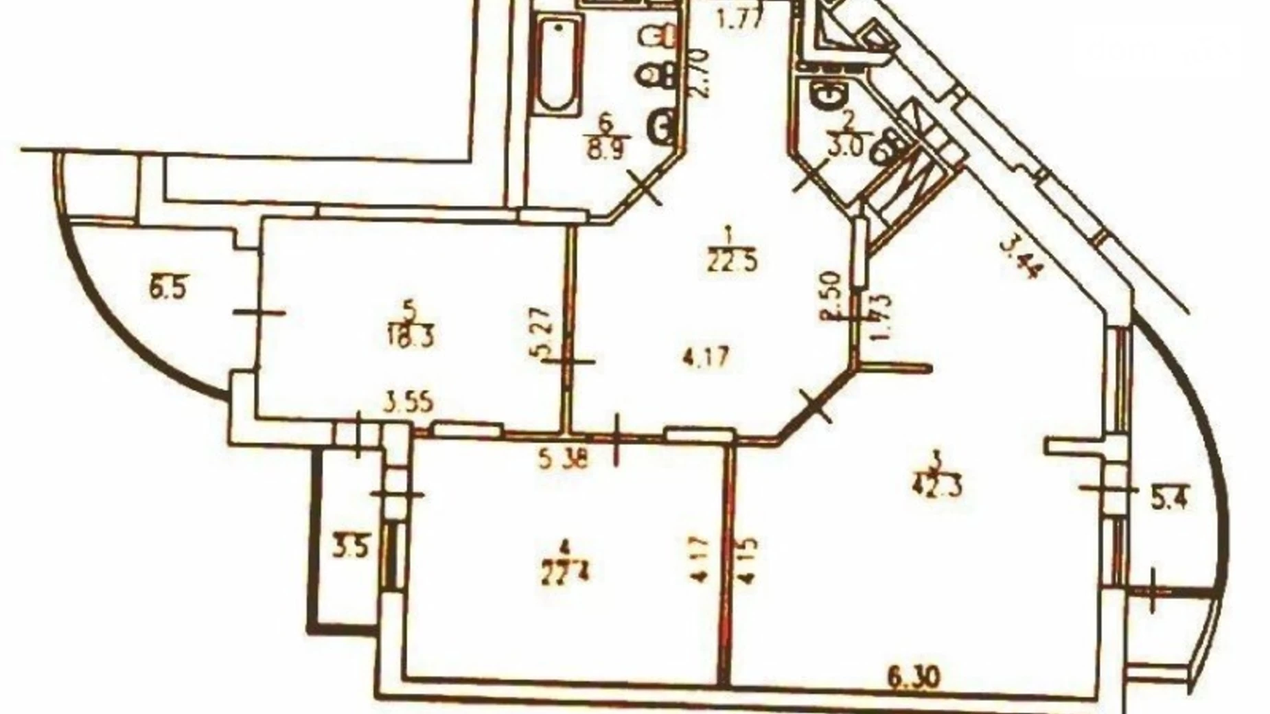 Продається 3-кімнатна квартира 139 кв. м у Києві, бул. Лесі Українки, 7Б