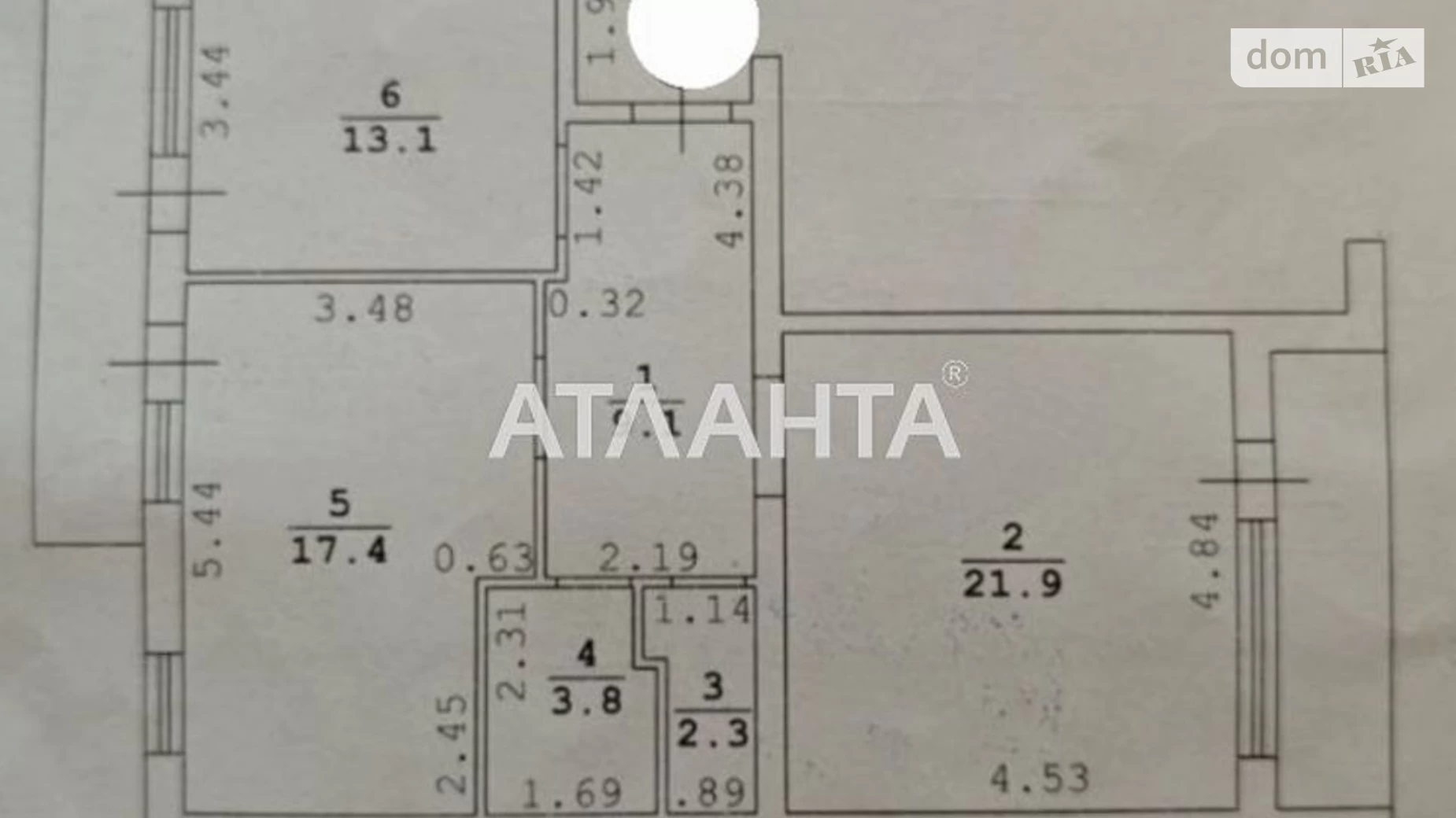 Продается 2-комнатная квартира 73 кв. м в Одессе, ул. Марсельская, 48