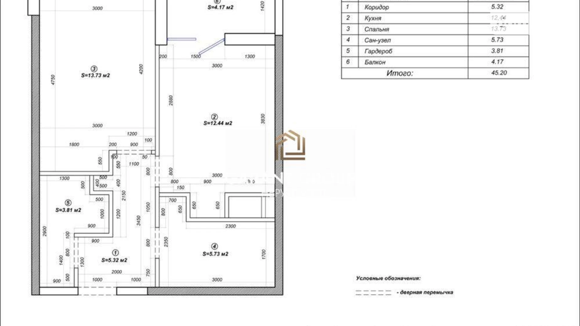 Продается 1-комнатная квартира 42.25 кв. м в Одессе, ул. Краснова