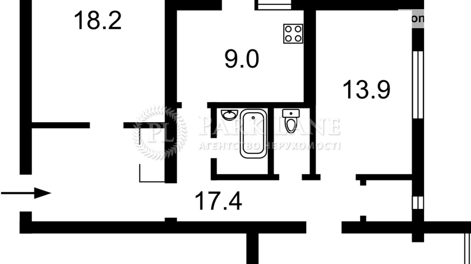 Продается 3-комнатная квартира 82 кв. м в Киеве, ул. Левка Лукьяненко, 18