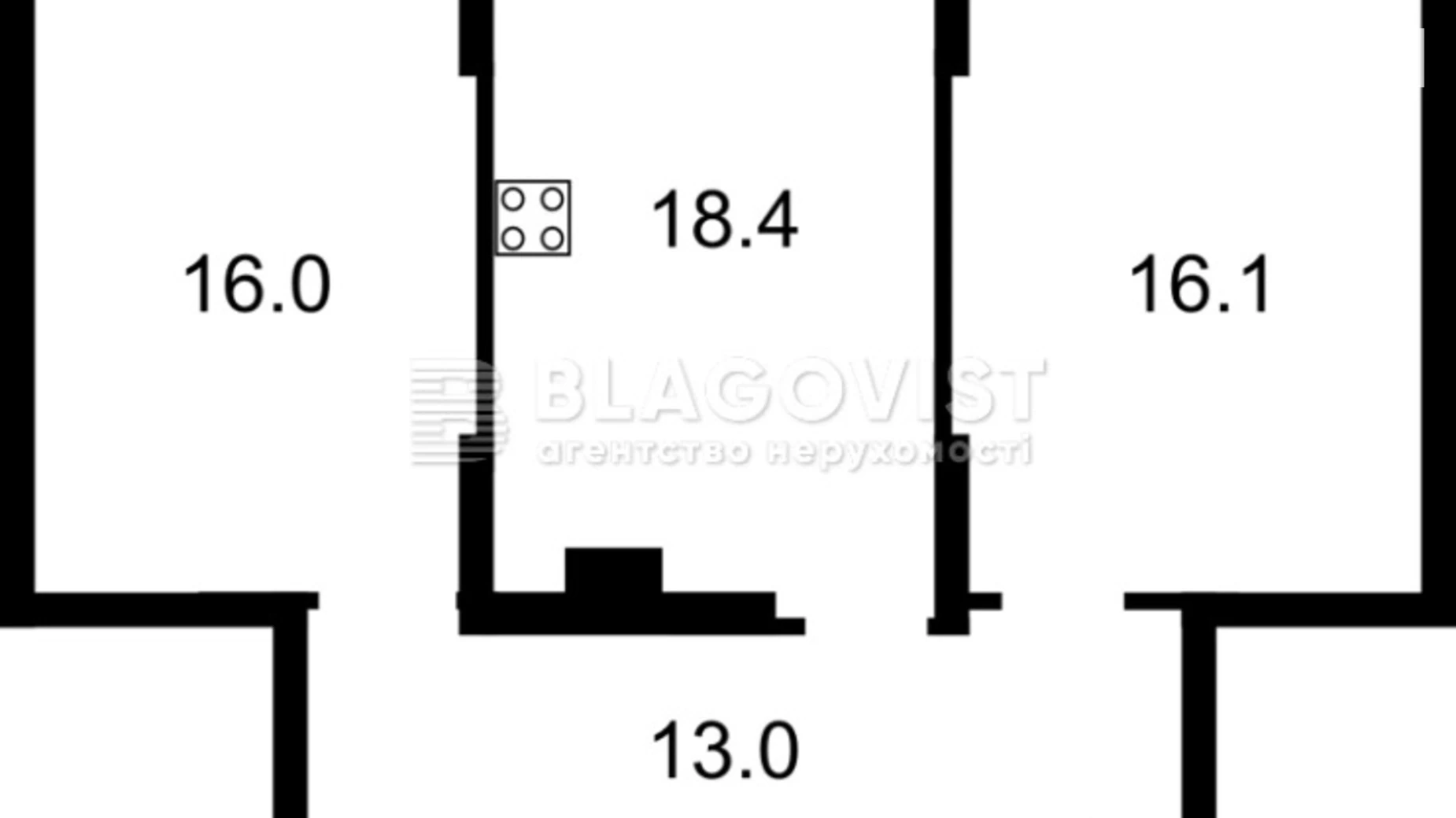 Продается 2-комнатная квартира 77 кв. м в Киеве, ул. Анны Ахматовой, 32/18