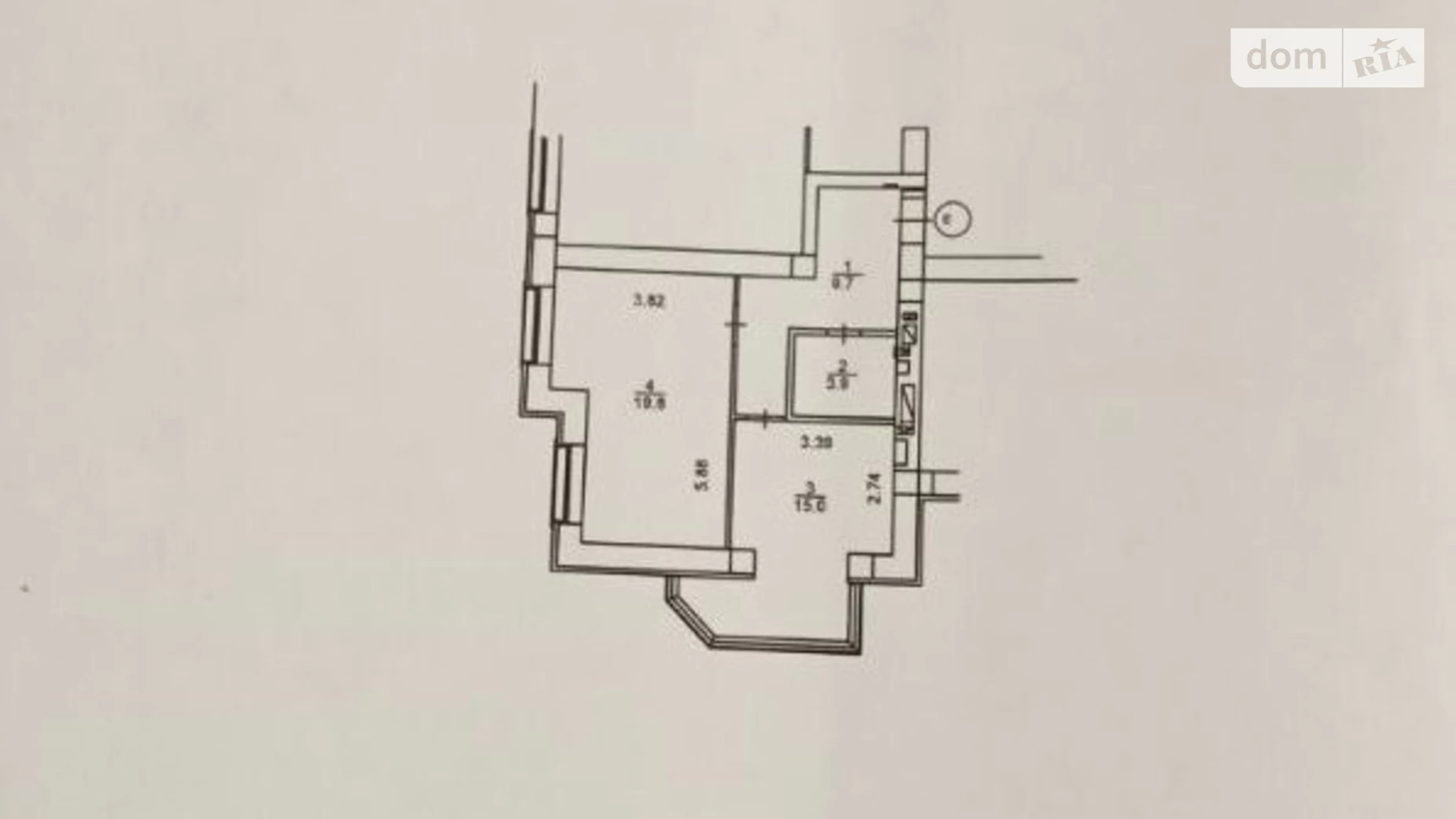 Продается 2-комнатная квартира 48.6 кв. м в Буче, пер. Тихого, 4