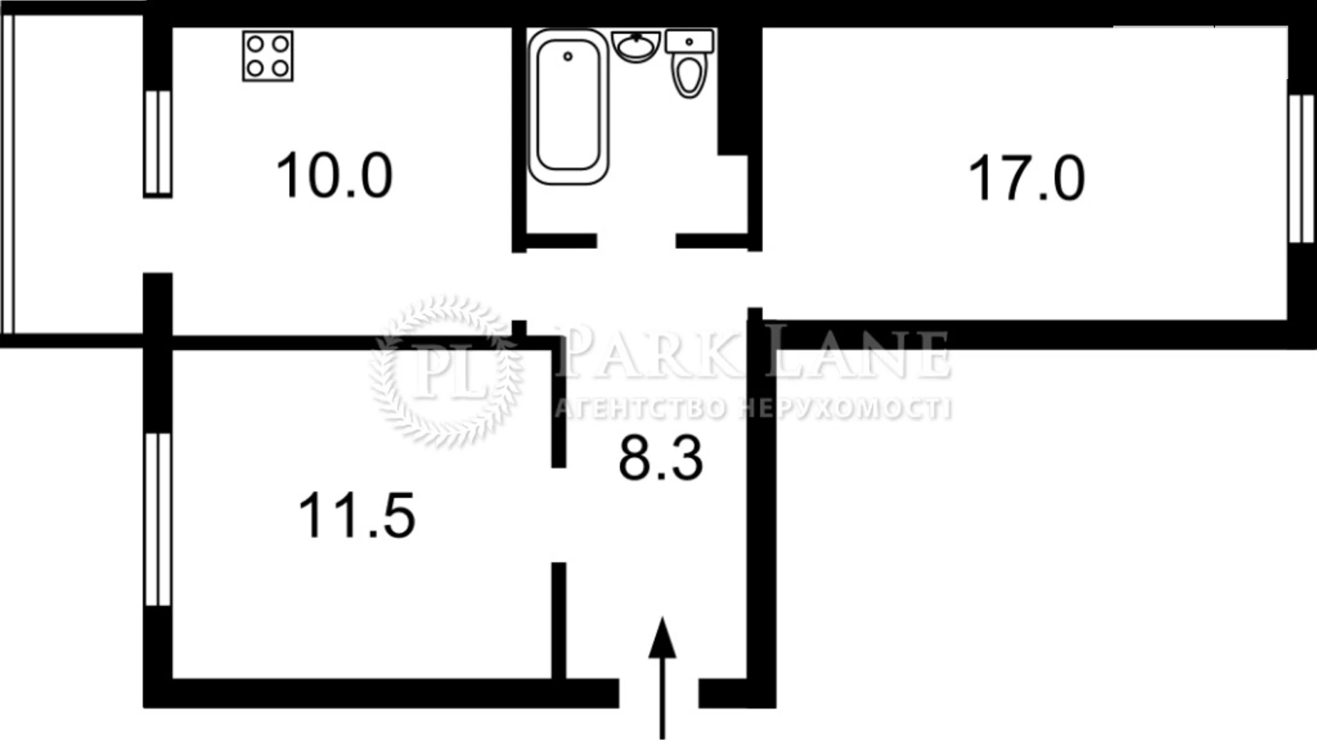 Продается 2-комнатная квартира 75 кв. м в Киеве, ул. Стеценко, 75М - фото 2