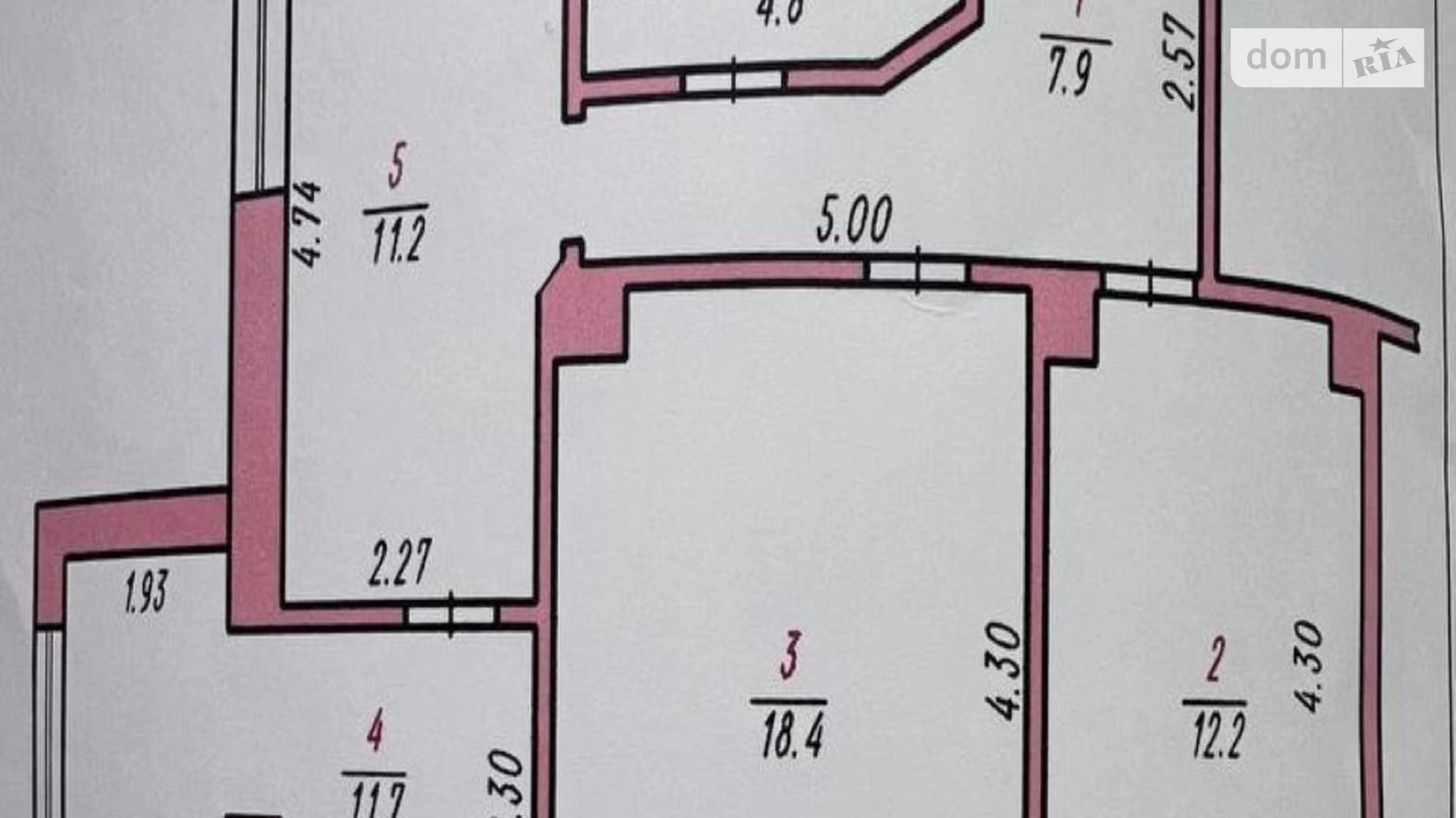 Продается 3-комнатная квартира 66.2 кв. м в Хмельницком, ул. Романа Шухевича(Курчатова), 93