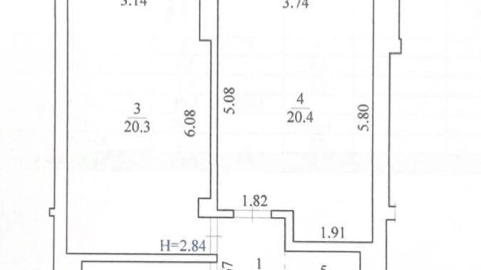 Продается 1-комнатная квартира 55 кв. м в Киеве, Крепостной(Тверской) туп., 7Б