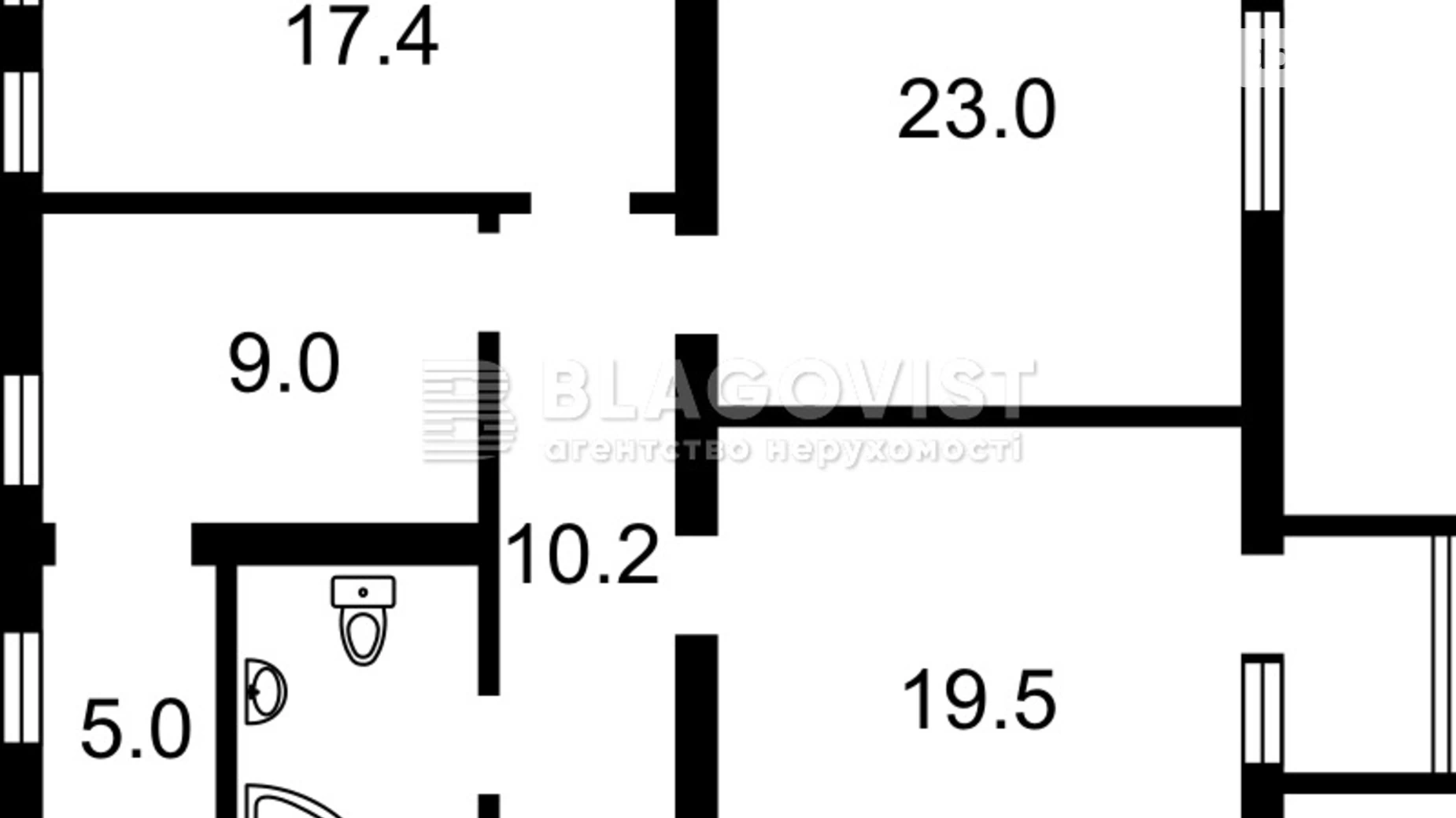 Продается 3-комнатная квартира 95 кв. м в Киеве, ул. Авиаконструктора Антонова, 2/32 - фото 2