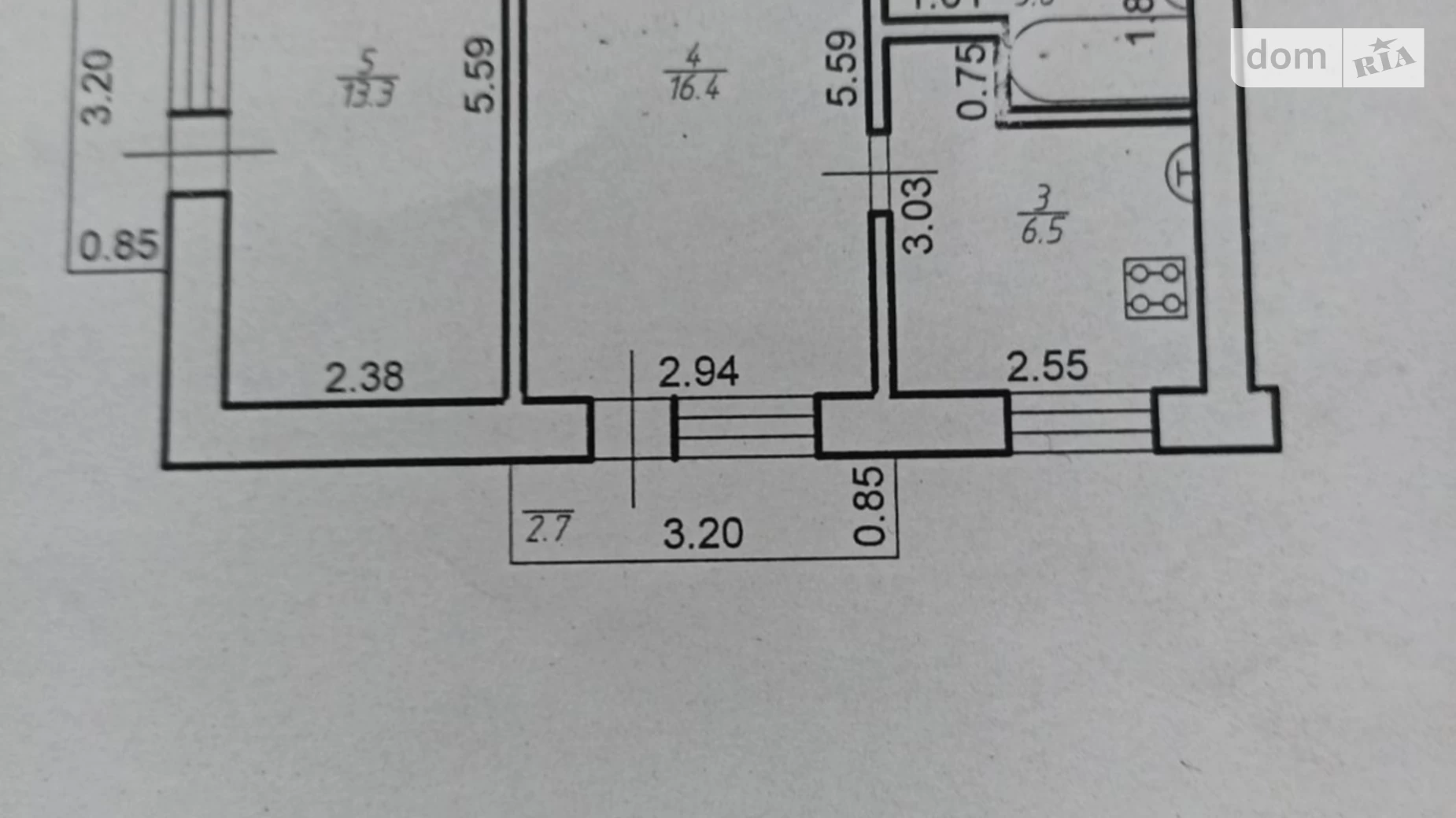 Продается 2-комнатная квартира 46 кв. м в Калуше, ул. Ковжуна, 1