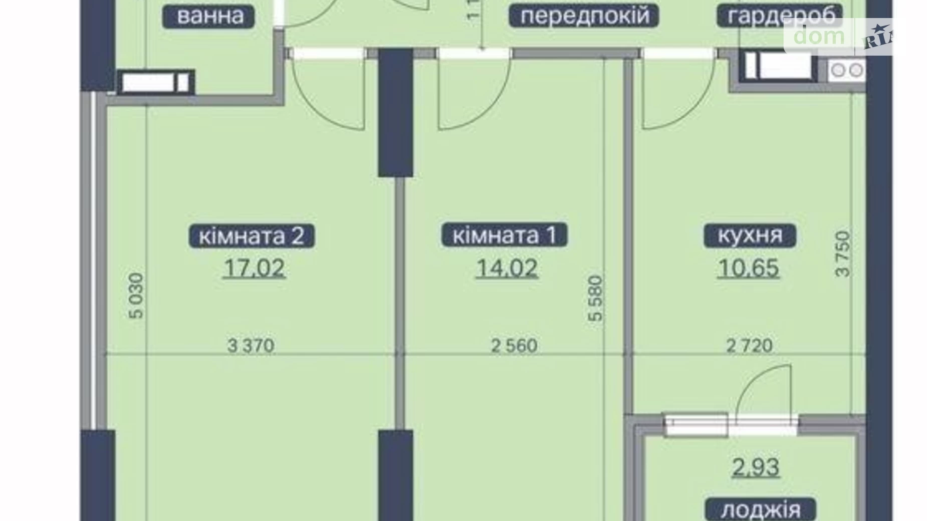 Продается 2-комнатная квартира 64 кв. м в Киеве, ул. Академика Заболотного, 1 - фото 2