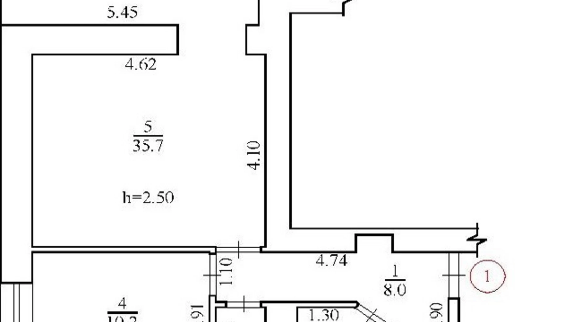 Продается 1-комнатная квартира 58.5 кв. м в Белой Церкви, просп. Независимости - фото 2