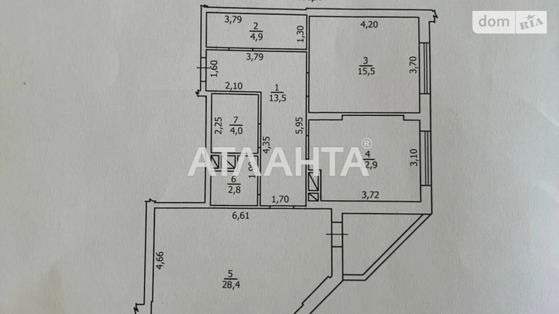 Продается 2-комнатная квартира 83.3 кв. м в Одессе, бул. Французский, 262 - фото 4