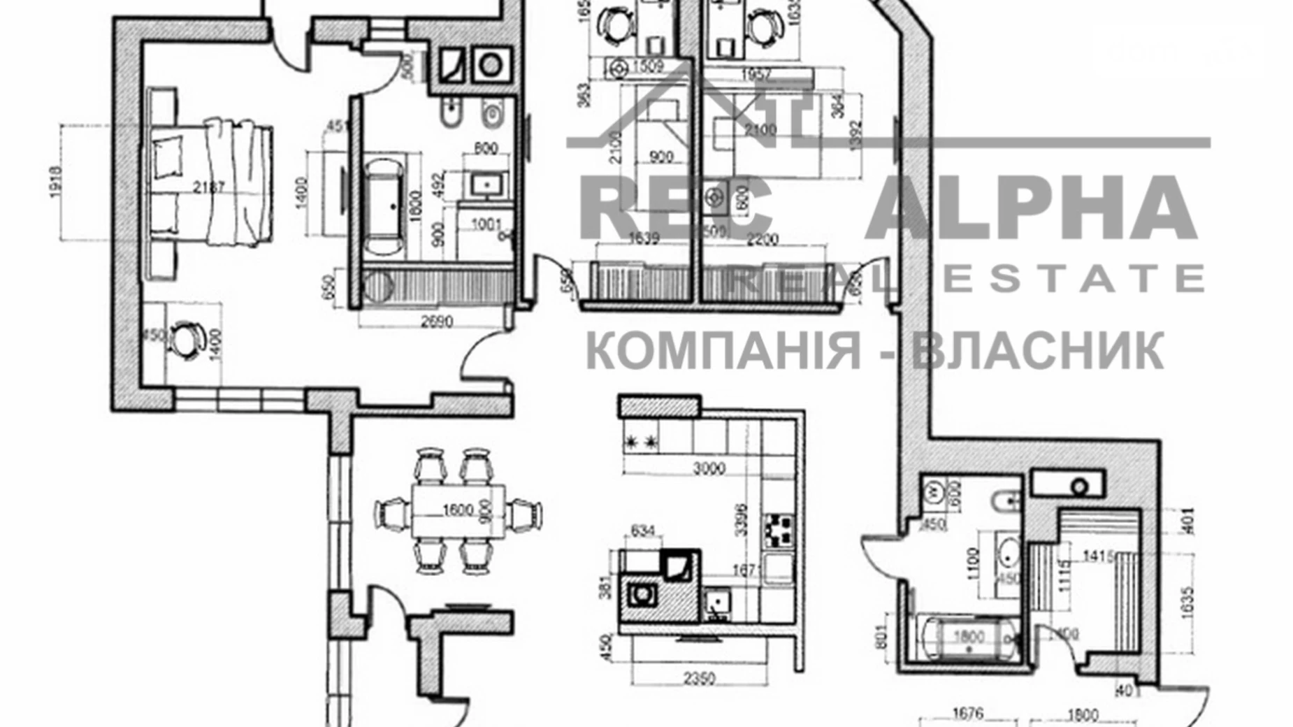 Продається 4-кімнатна квартира 169.3 кв. м у Києві, вул. Генерала Шаповала(Механізаторів), 2 - фото 2