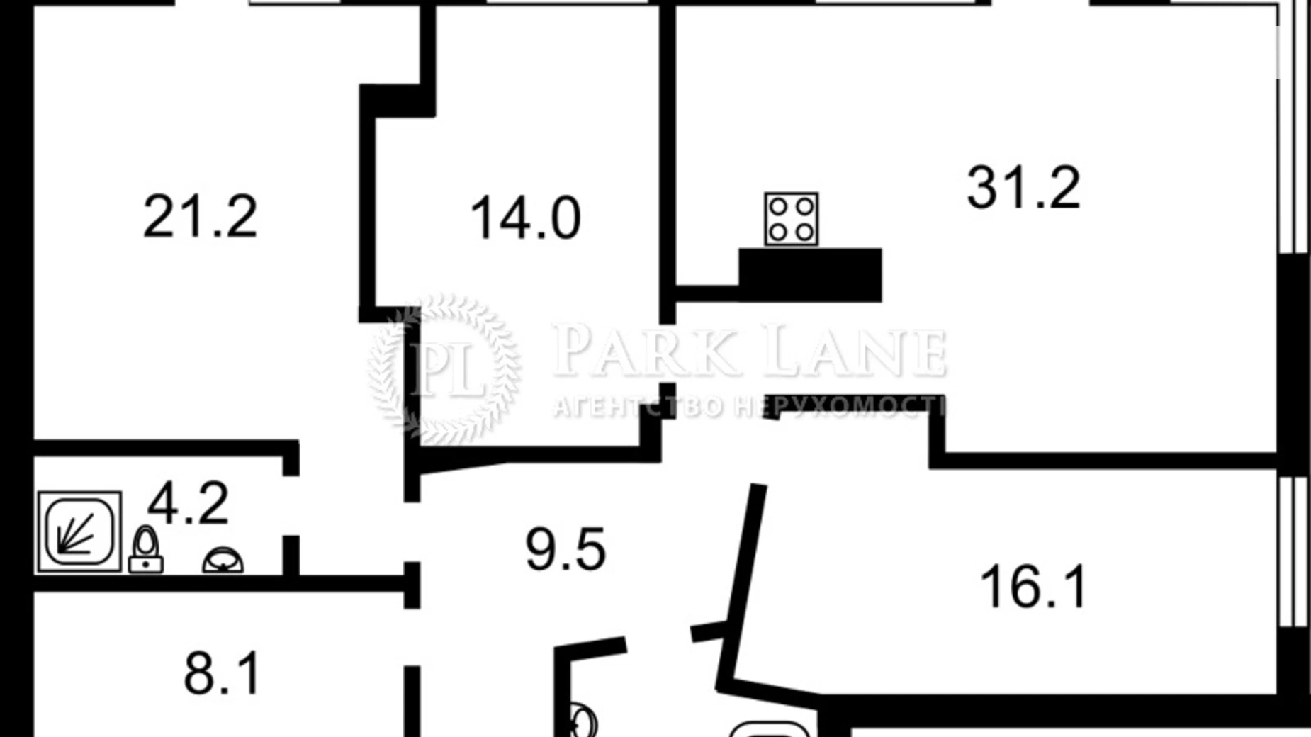 Продается 4-комнатная квартира 119 кв. м в Киеве, ул. Предславинская, 42