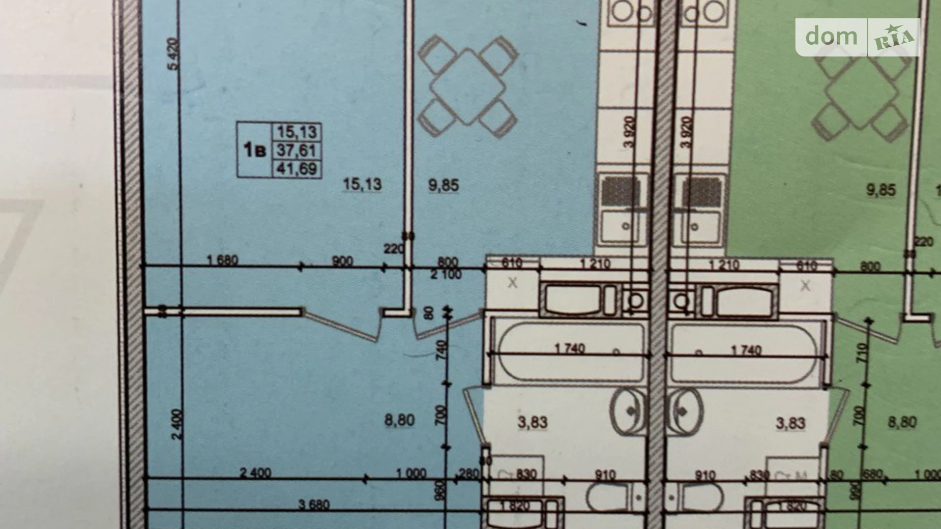 Продается 1-комнатная квартира 41.6 кв. м в Новоселках, ул. Лесная, 3 - фото 2