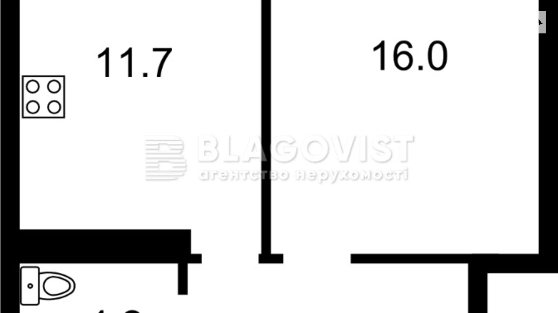 Продается 1-комнатная квартира 40.2 кв. м в Киеве, ул. Воскресенская, 16Б - фото 5