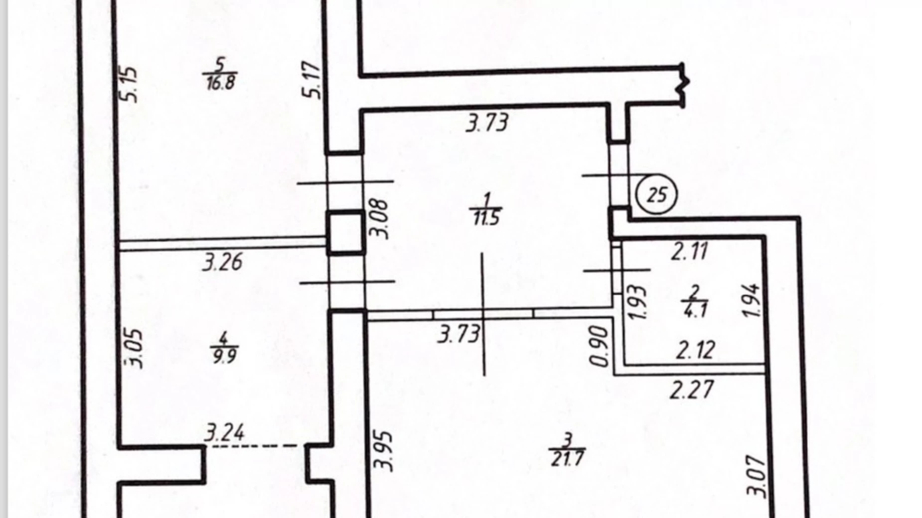 Продается 2-комнатная квартира 71.4 кв. м в Ивано-Франковске, ул. Химиков, 37