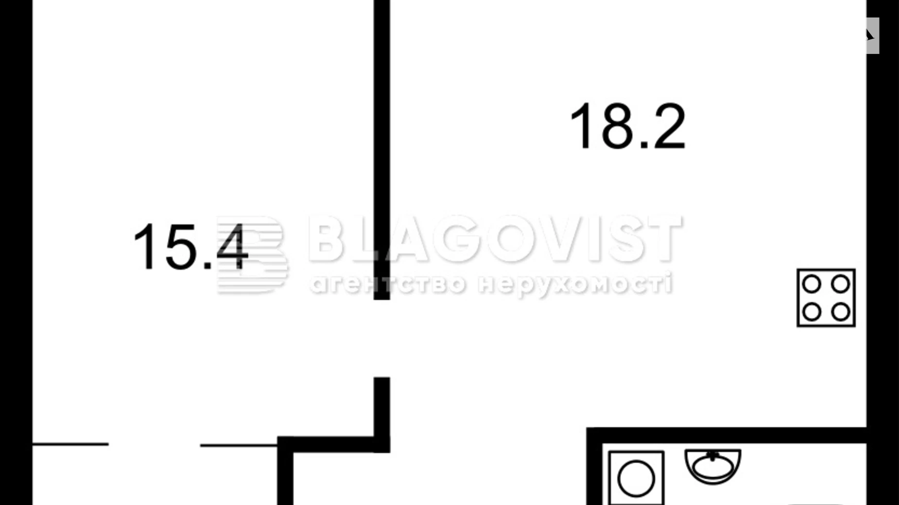 Продается 1-комнатная квартира 43 кв. м в Киеве, ул. Никольско-Слободская, 11