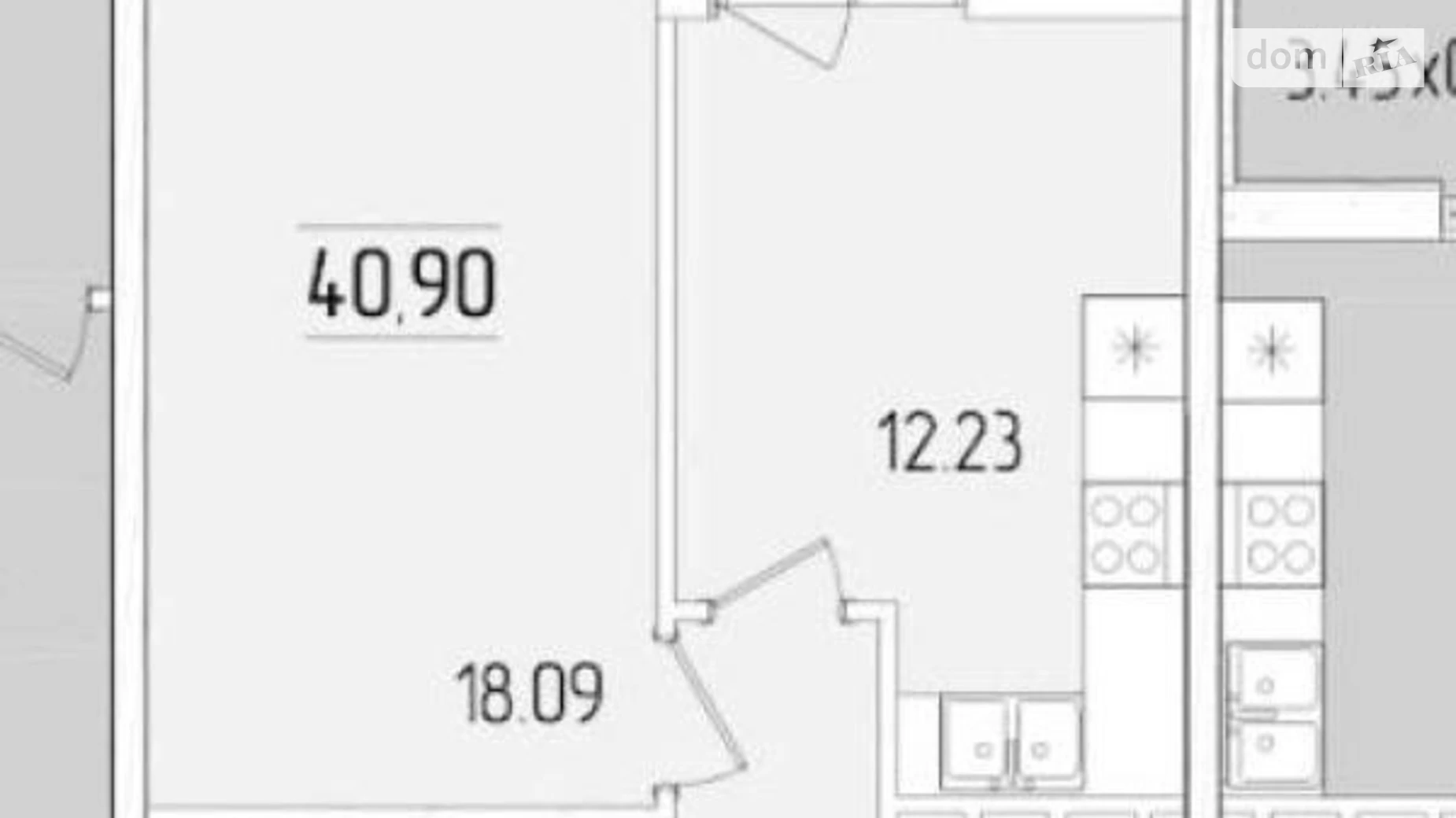 Продается 1-комнатная квартира 40 кв. м в Одессе, ул. Краснова, 3