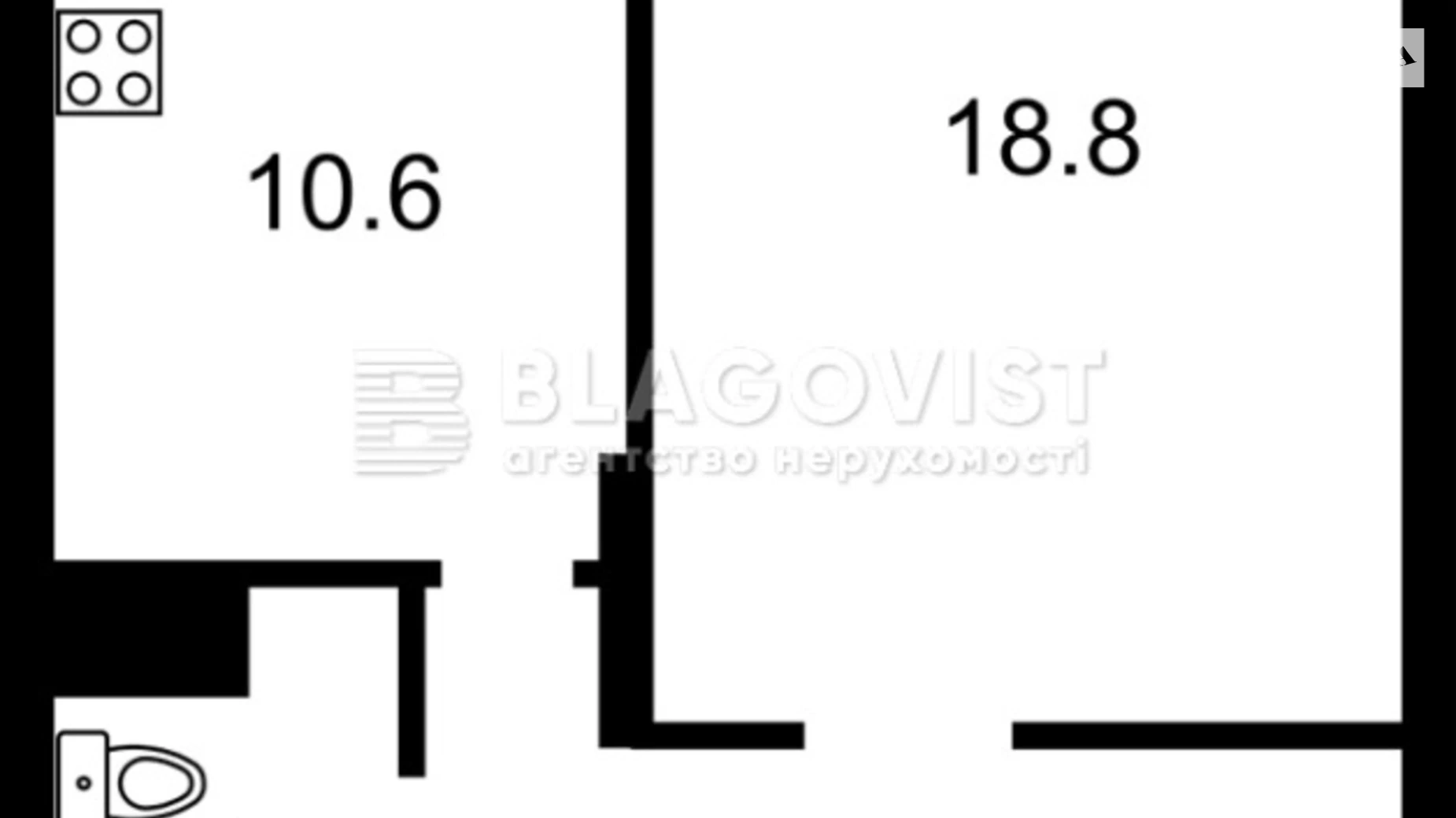 Продается 1-комнатная квартира 46 кв. м в Киеве, ул. Урловская, 23Г - фото 4