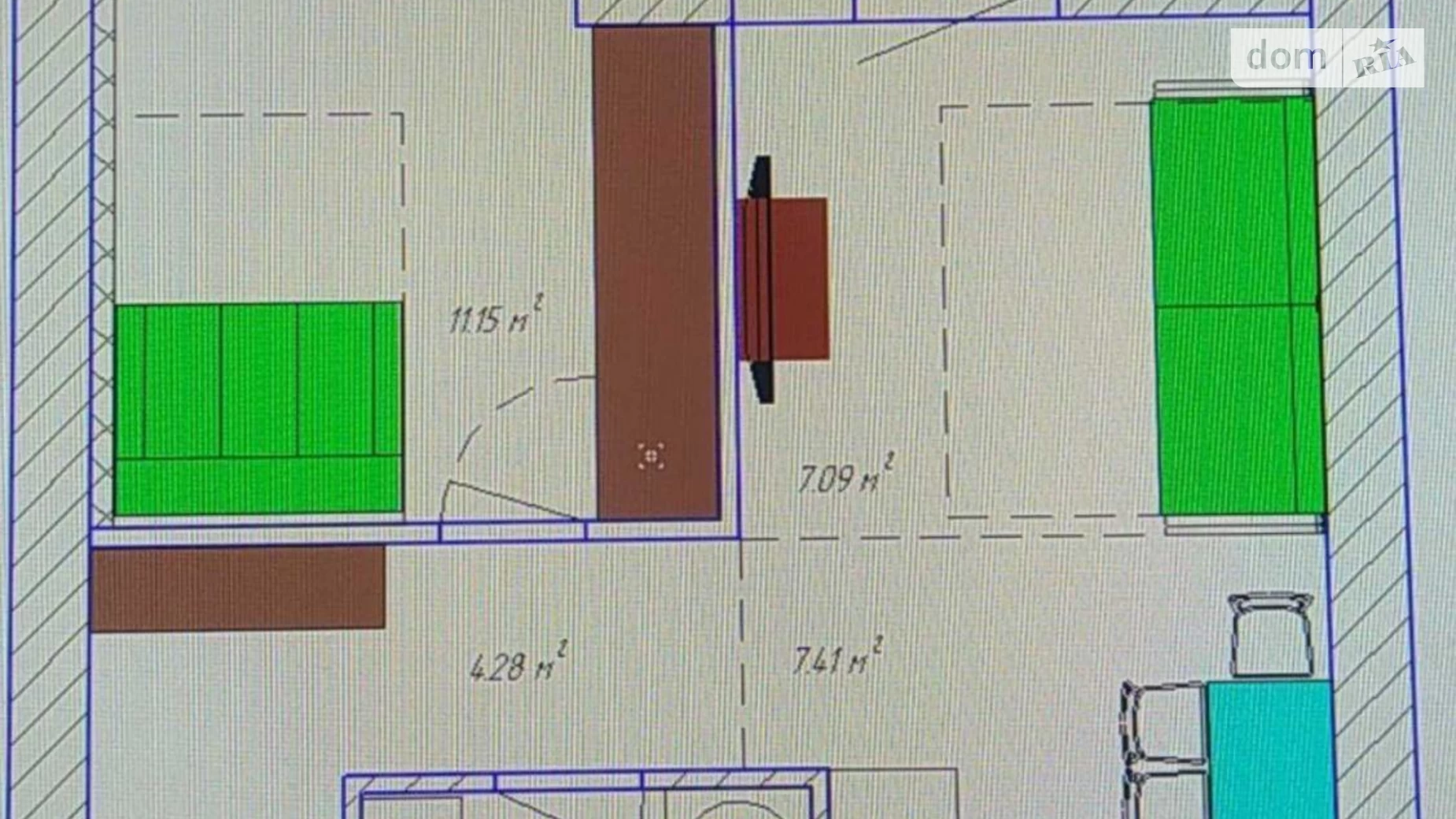 Продається 1-кімнатна квартира 35 кв. м у Харкові, пров. Черновський, 1