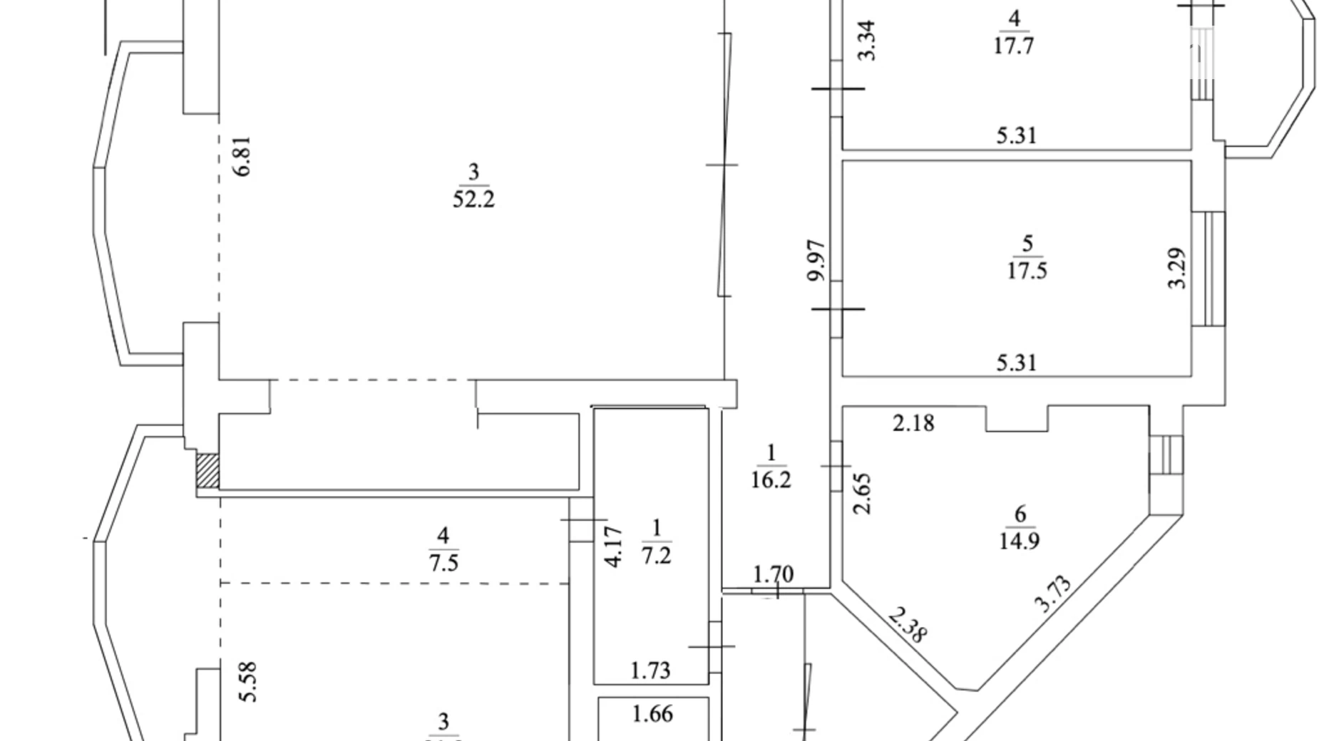 Продается 4-комнатная квартира 189 кв. м в Киеве, ул. Антоновича(Горького), 140