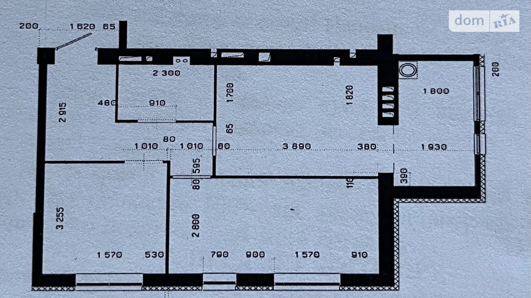 Продается 2-комнатная квартира 55.6 кв. м в Черкассах, ул. Героев Днепра, 6