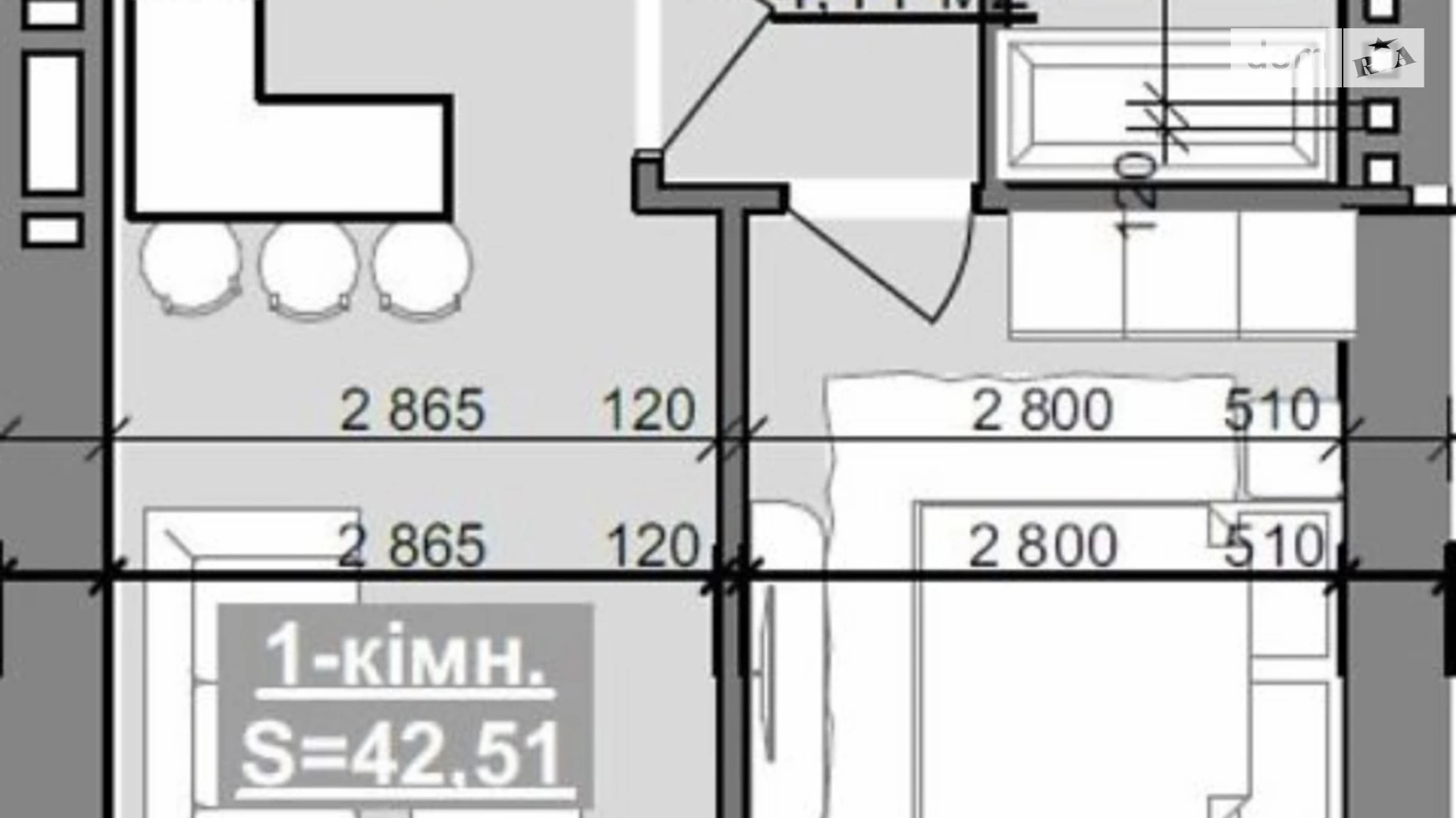 Продається 1-кімнатна квартира 42 кв. м у Івано-Франківську, вул. Національної Гвардії