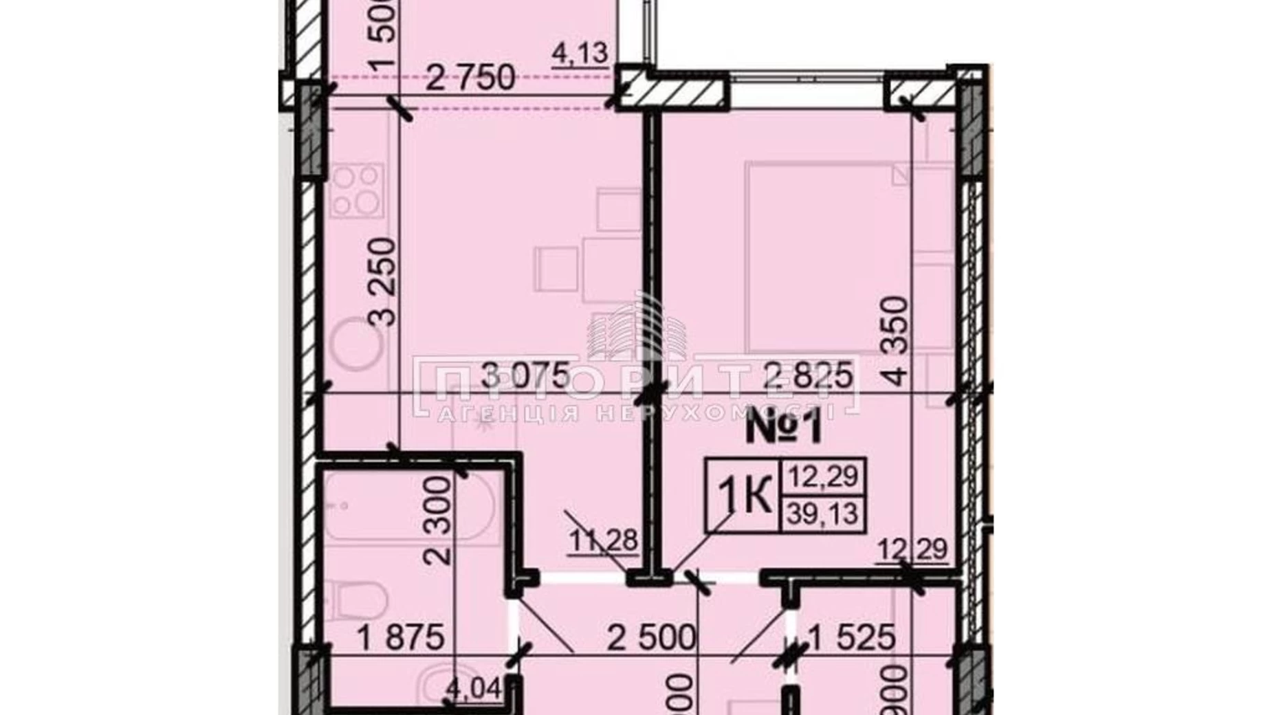 Продается 1-комнатная квартира 36.77 кв. м в Одессе, ул. Академика Вильямса - фото 4