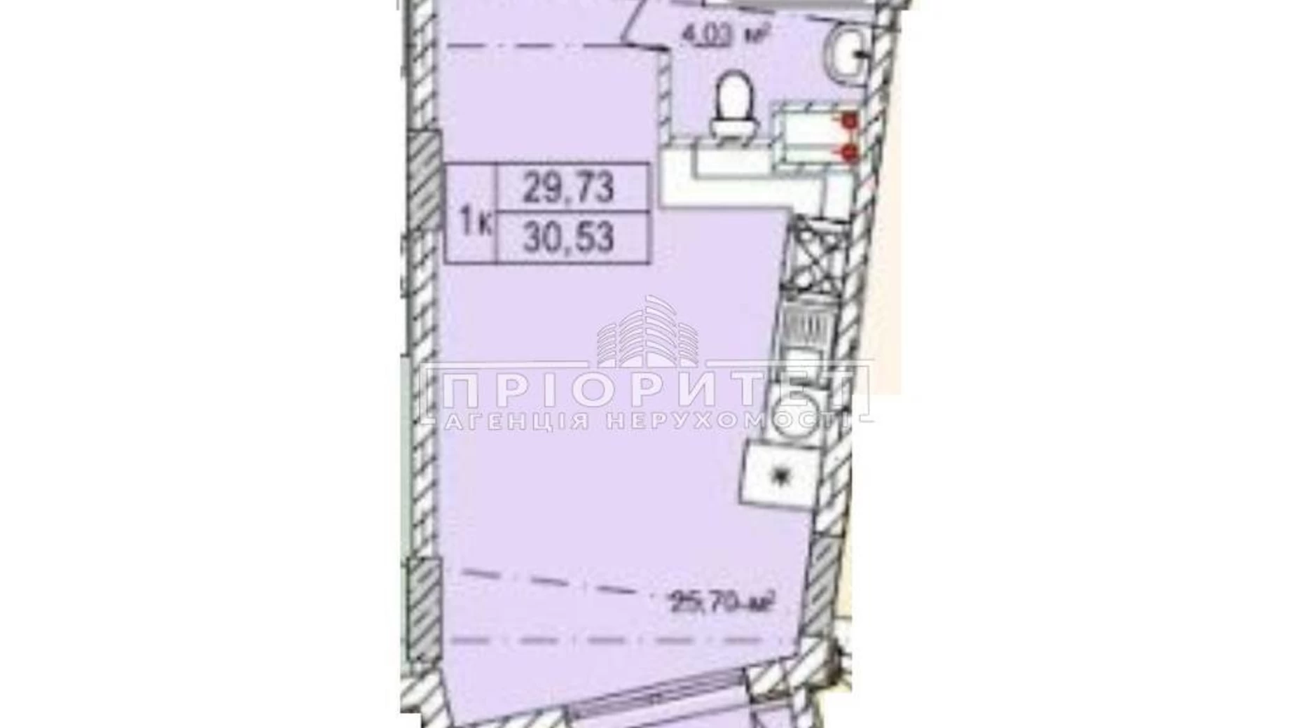 Продается 1-комнатная квартира 30.15 кв. м в Одессе, цена: 46053 $ - фото 3