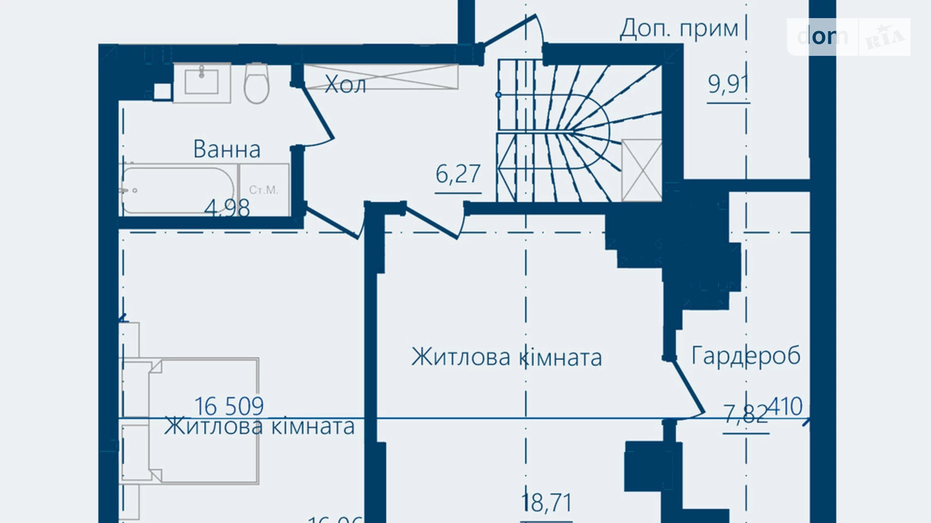 Продается 3-комнатная квартира 124.3 кв. м в Черновцах, ул. Героев Майдана