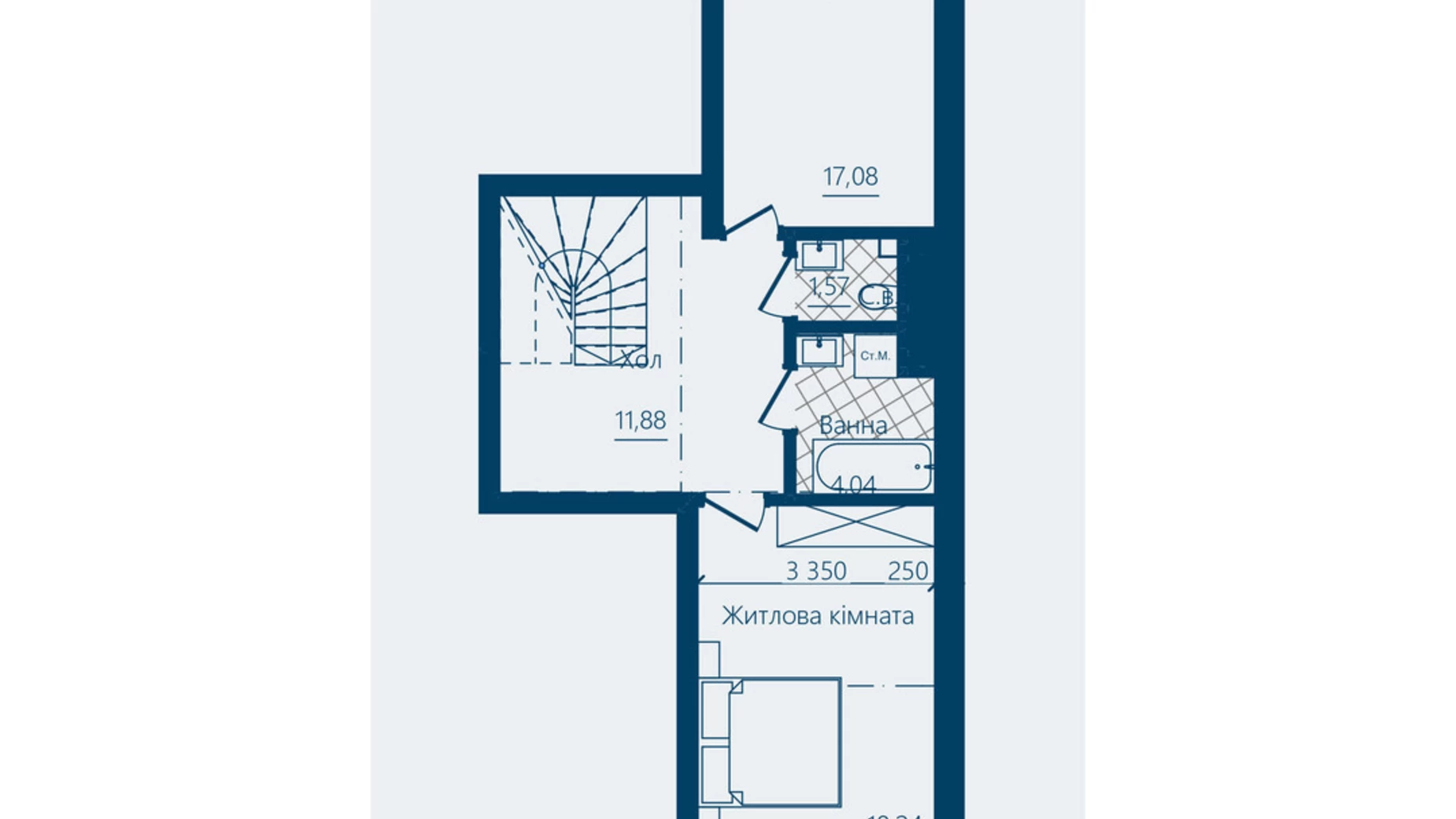 Продается 3-комнатная квартира 137.04 кв. м в Черновцах, ул. Героев Майдана